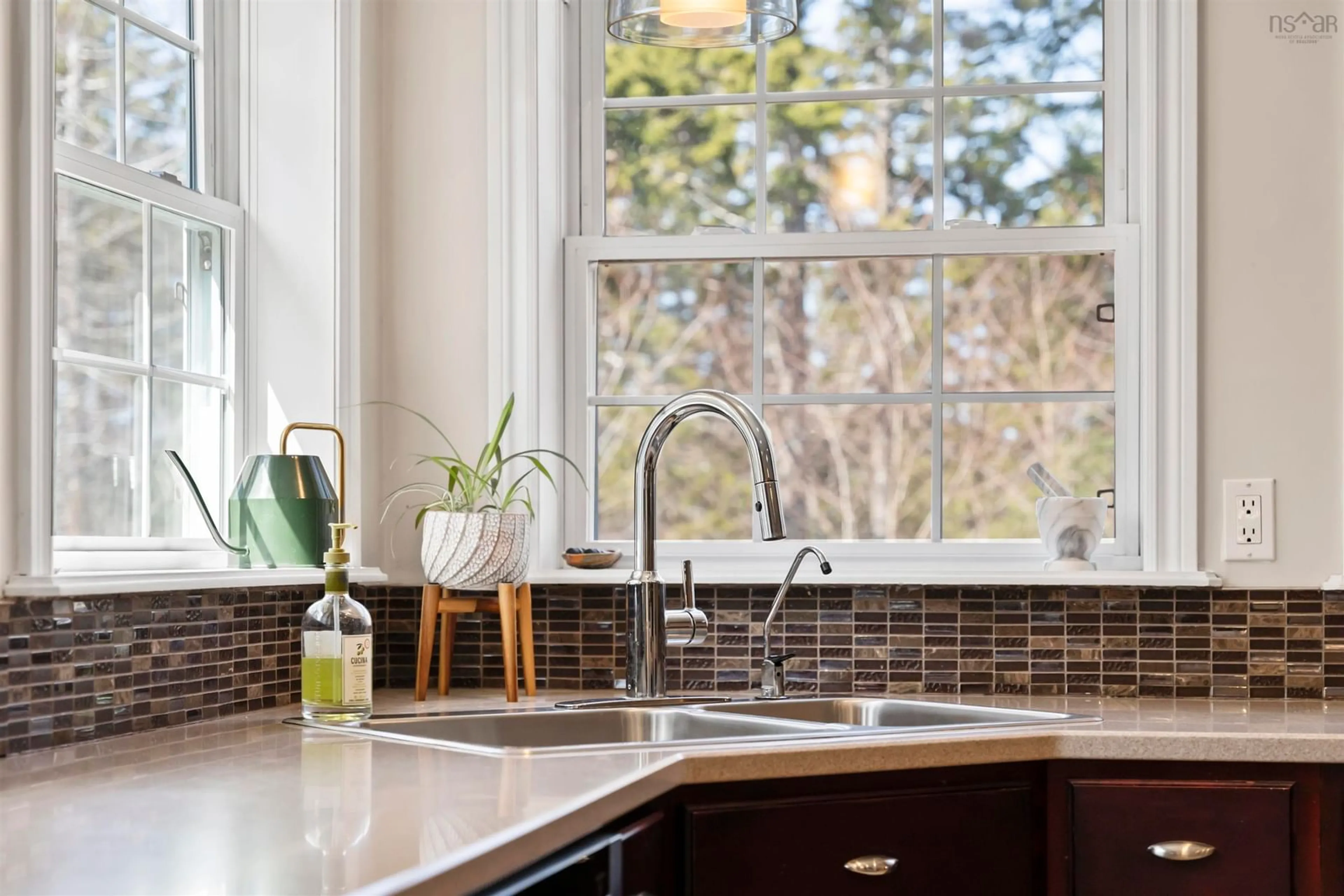 Contemporary kitchen, ceramic/tile floor for 142 Glen Arbour Way, Hammonds Plains Nova Scotia B4B 1T5