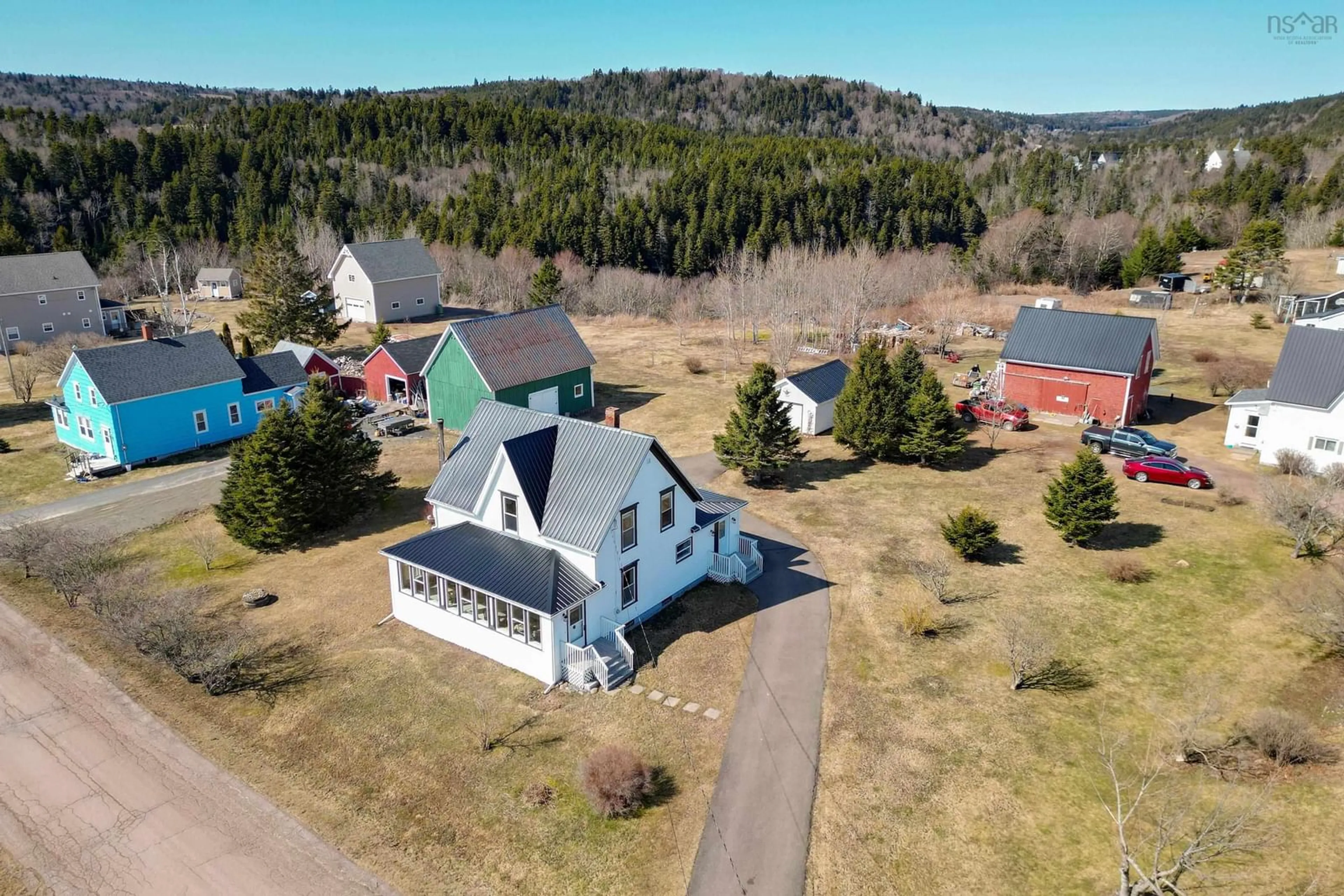 A pic from outside/outdoor area/front of a property/back of a property/a pic from drone, unknown for 6 Ratchford Rd, Port Greville Nova Scotia B0M 1T0