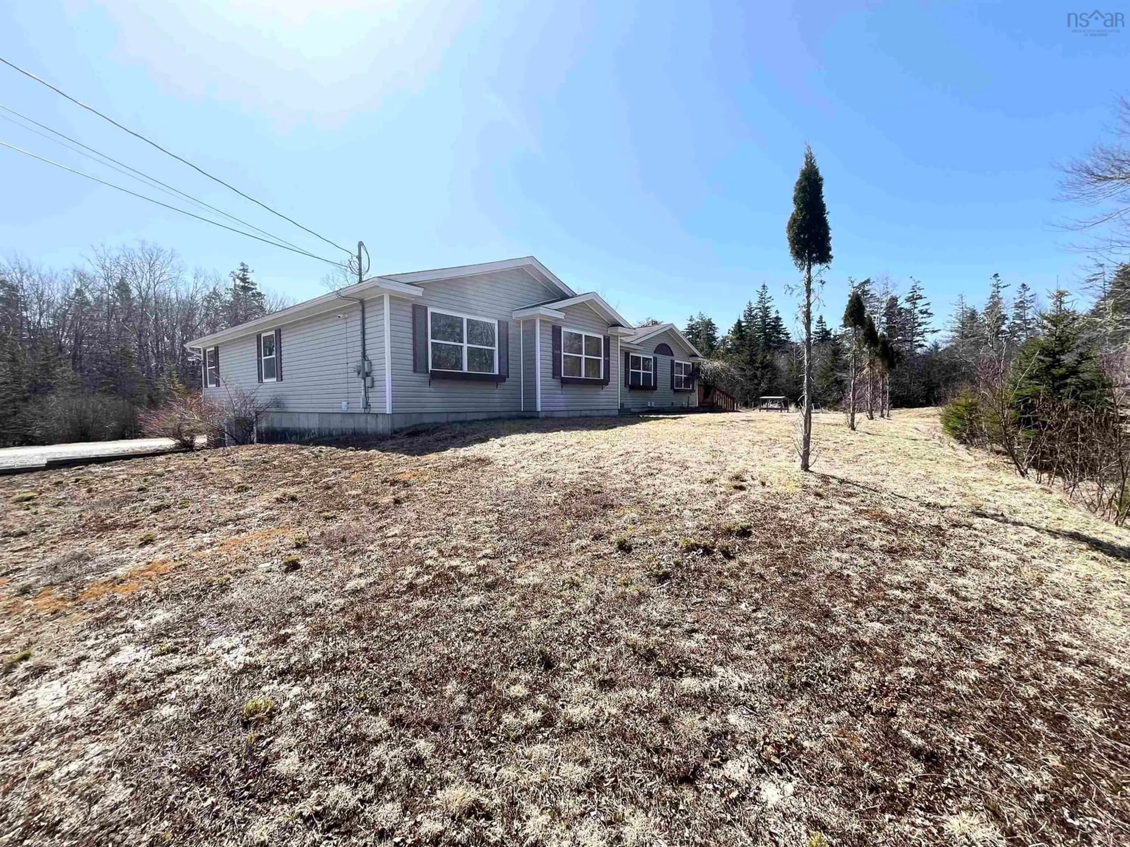 A pic from outside/outdoor area/front of a property/back of a property/a pic from drone, unknown for 2905 Highway 3, Brass Hill Nova Scotia B0W 1E0