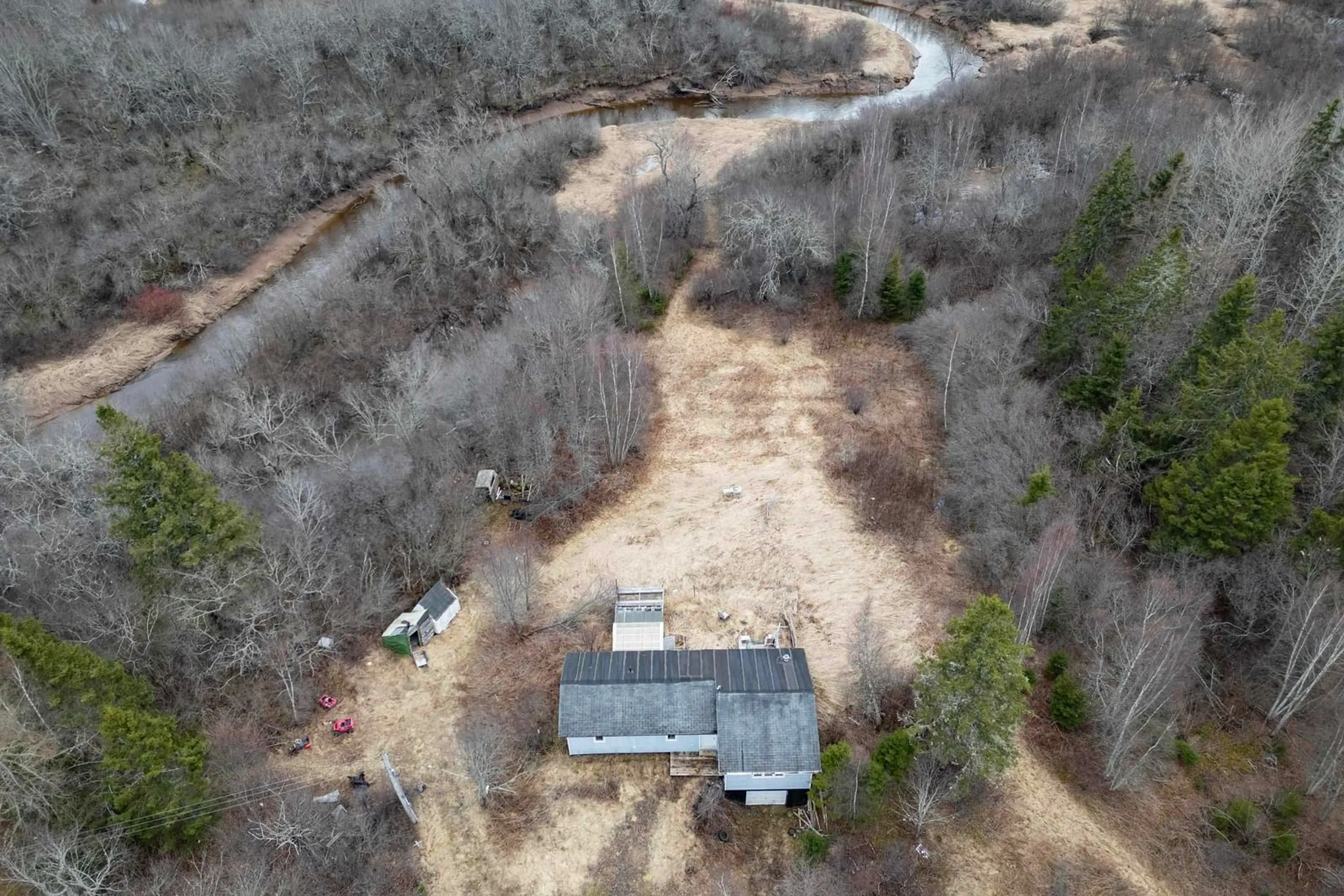 A pic from outside/outdoor area/front of a property/back of a property/a pic from drone, unknown for 344 Little Forks Rd, Little Forks Nova Scotia B0M 1W0