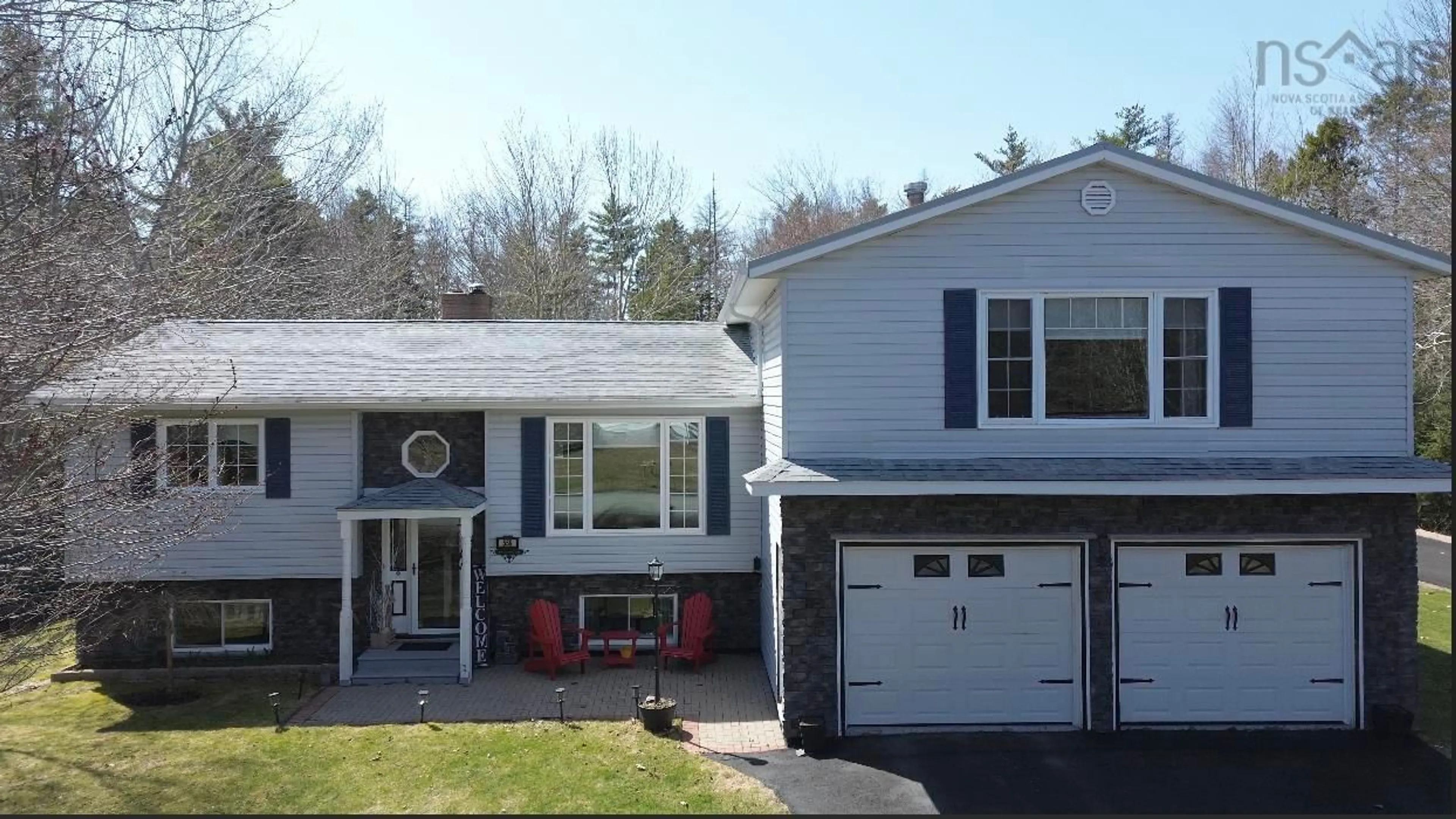 Home with vinyl exterior material, street for 559 Upper Branch Rd, Wileville Nova Scotia B4V 5M6
