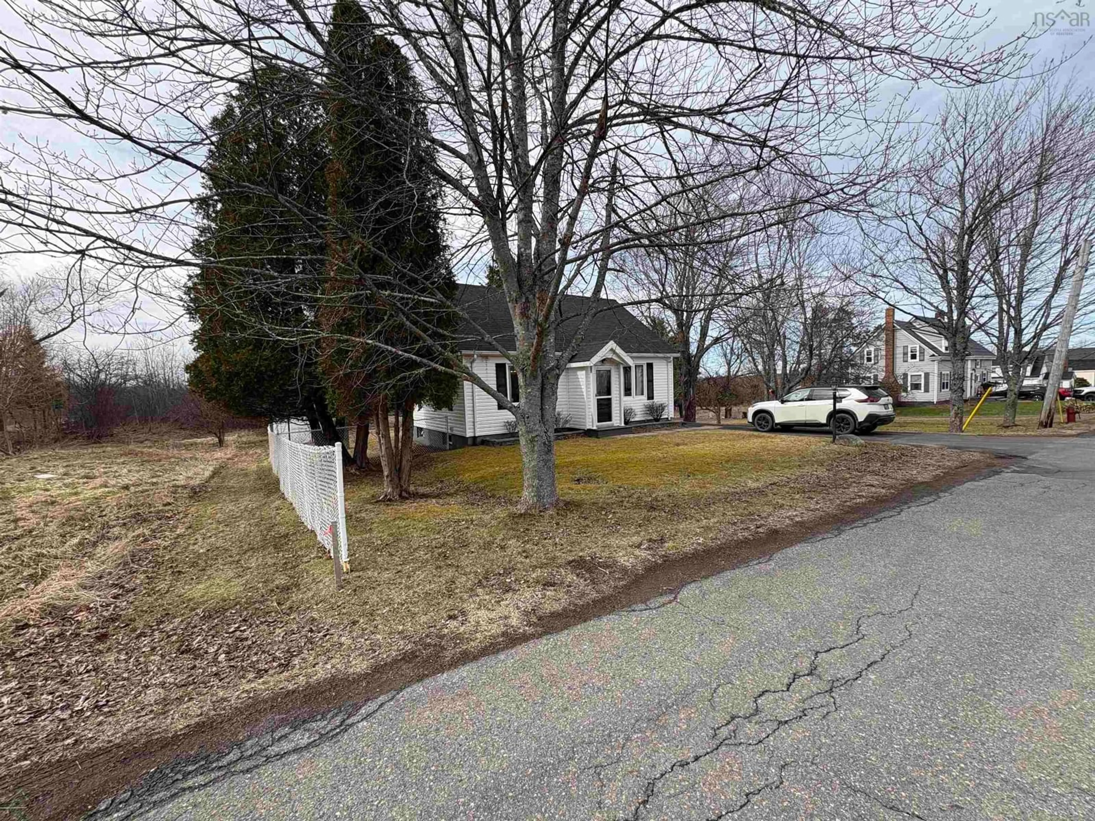 A pic from outside/outdoor area/front of a property/back of a property/a pic from drone, street for 2152 Queen St, Westville Nova Scotia B0K 2A0