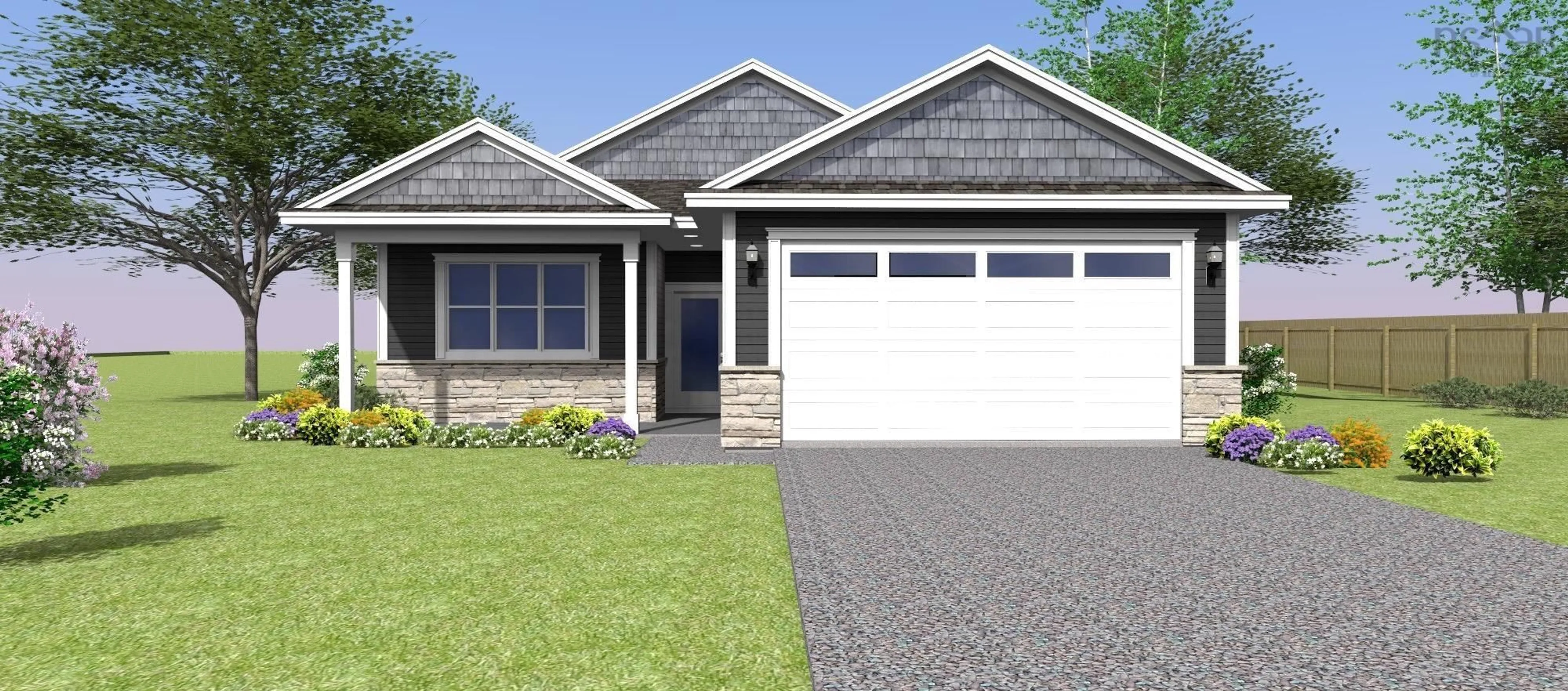 Home with vinyl exterior material, street for 20 Covey Dr, North Kentville Nova Scotia B0P 1L0