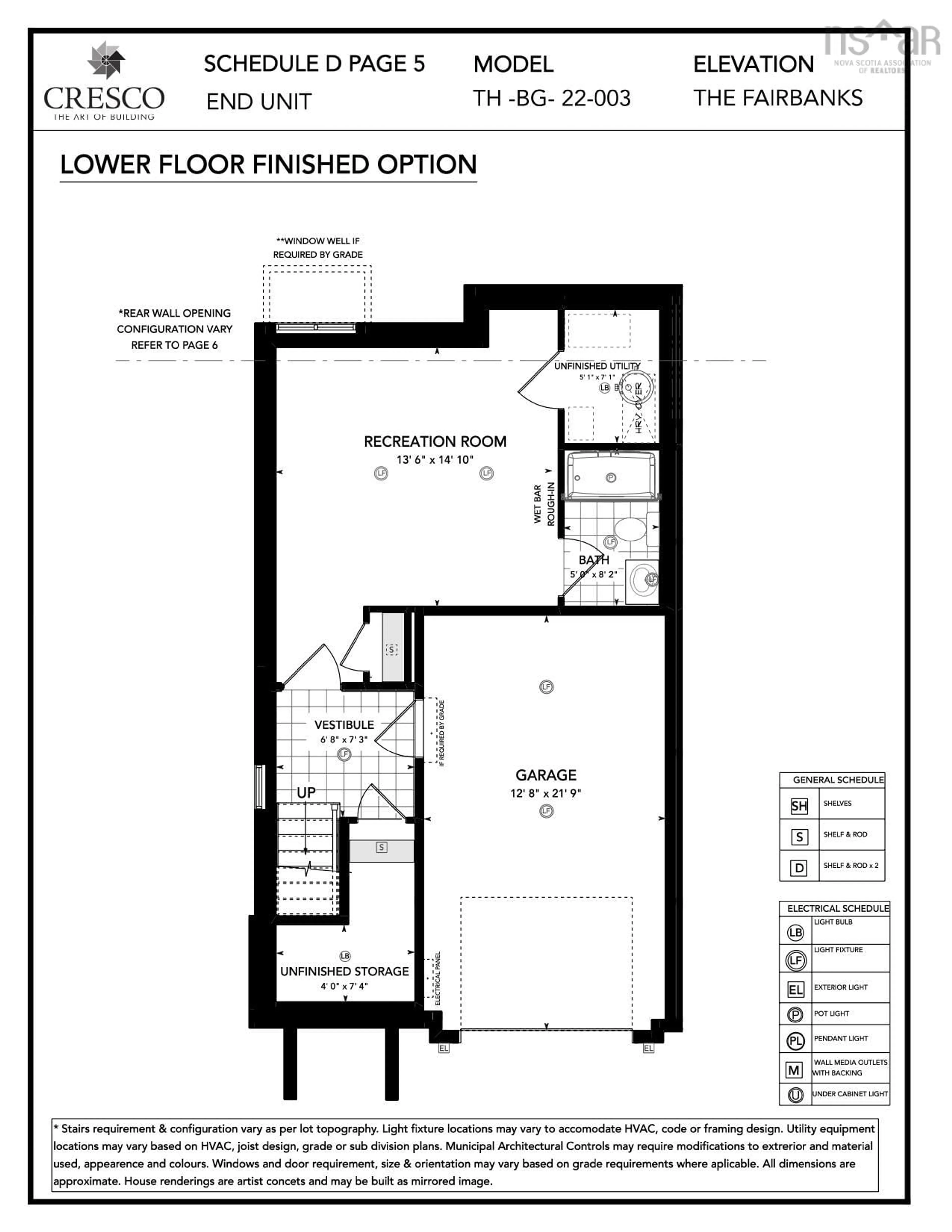 Floor plan for 139 Terrastone Ridge #SD04D, Dartmouth Nova Scotia B2X 2E8