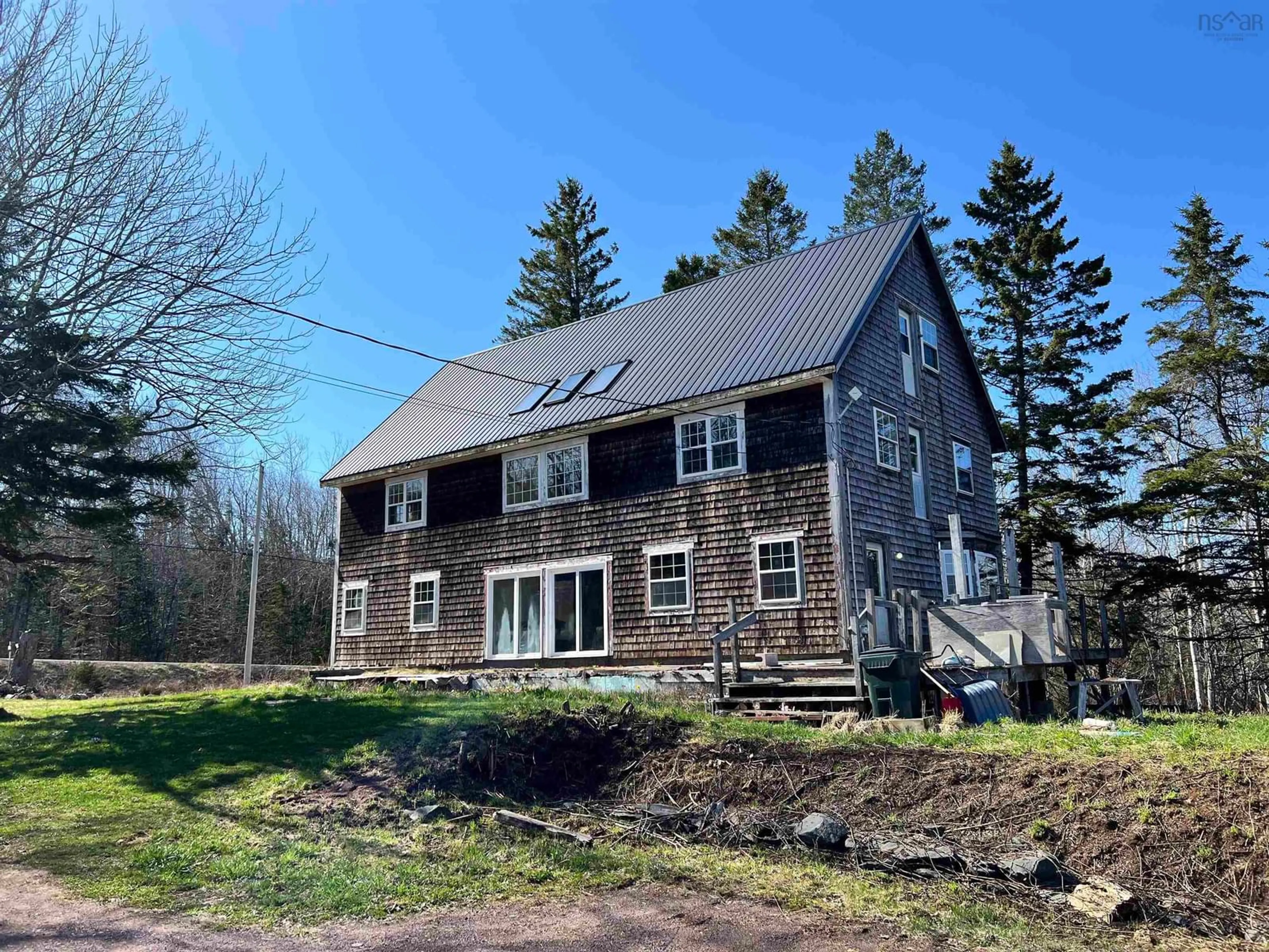A pic from outside/outdoor area/front of a property/back of a property/a pic from drone, building for 10863 Highway 215, South Maitland Nova Scotia B0N 2H0