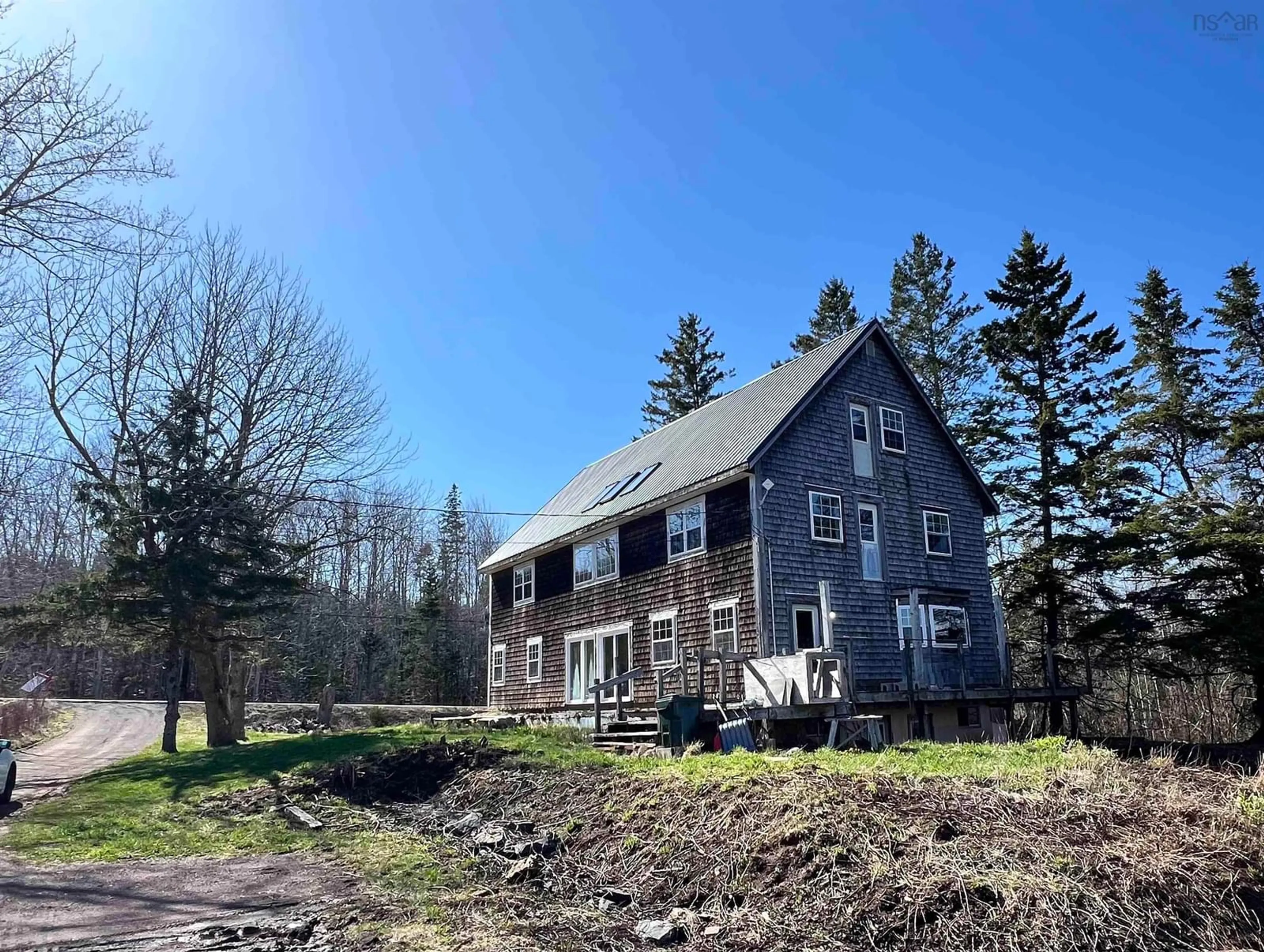 A pic from outside/outdoor area/front of a property/back of a property/a pic from drone, building for 10863 Highway 215, South Maitland Nova Scotia B0N 2H0