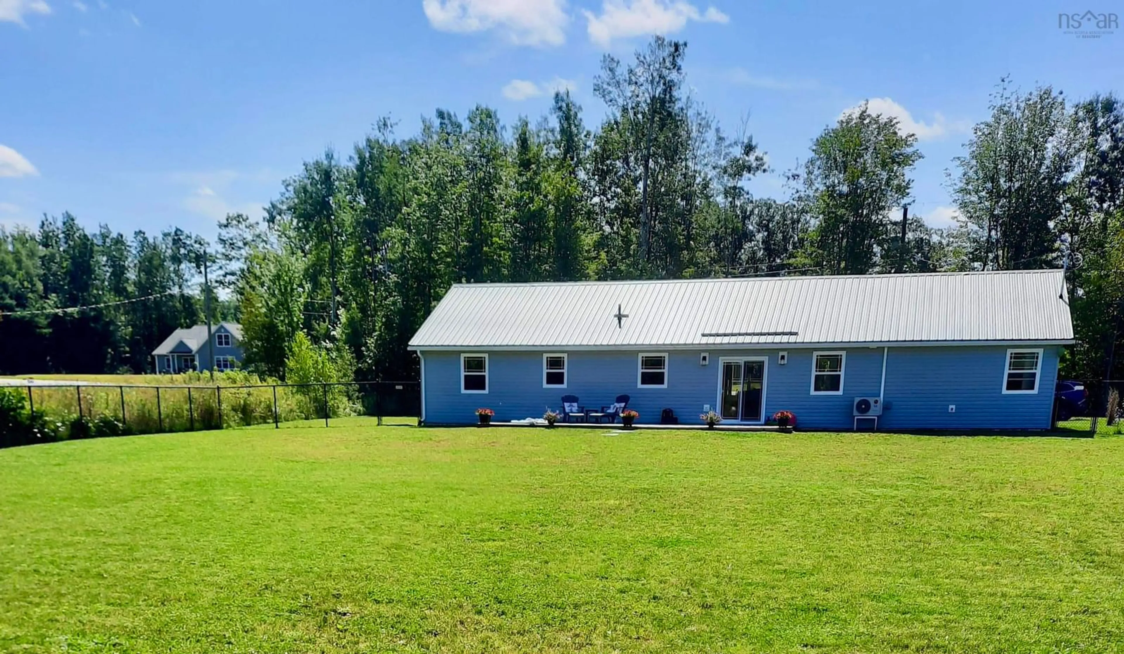 A pic from outside/outdoor area/front of a property/back of a property/a pic from drone, water/lake/river/ocean view for 1135 Ward Rd, Millville Nova Scotia B0P 1C0