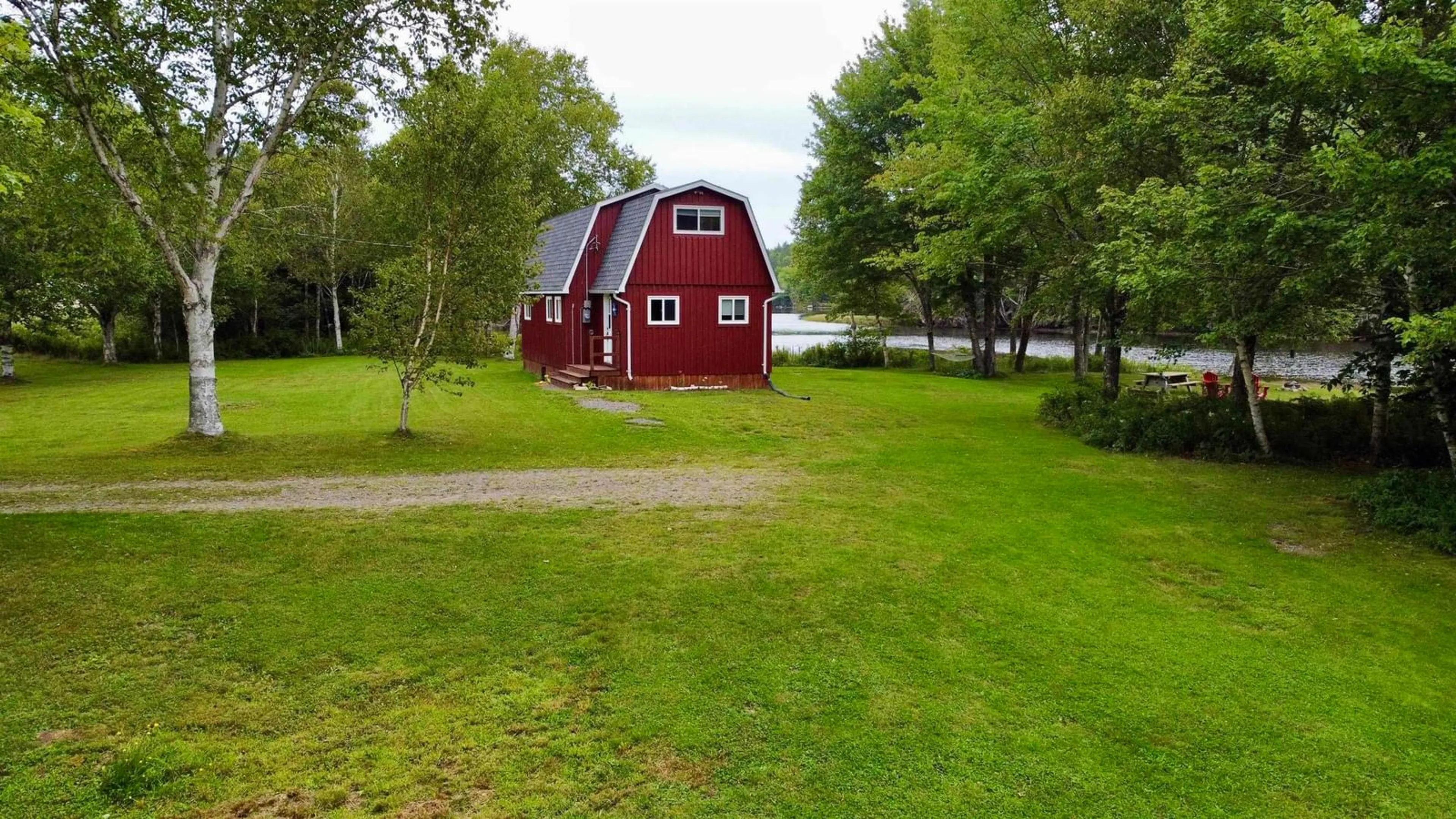 A pic from outside/outdoor area/front of a property/back of a property/a pic from drone, water/lake/river/ocean view for 16763 Hwy 316, Country Harbour Mines Nova Scotia B0H 1J0