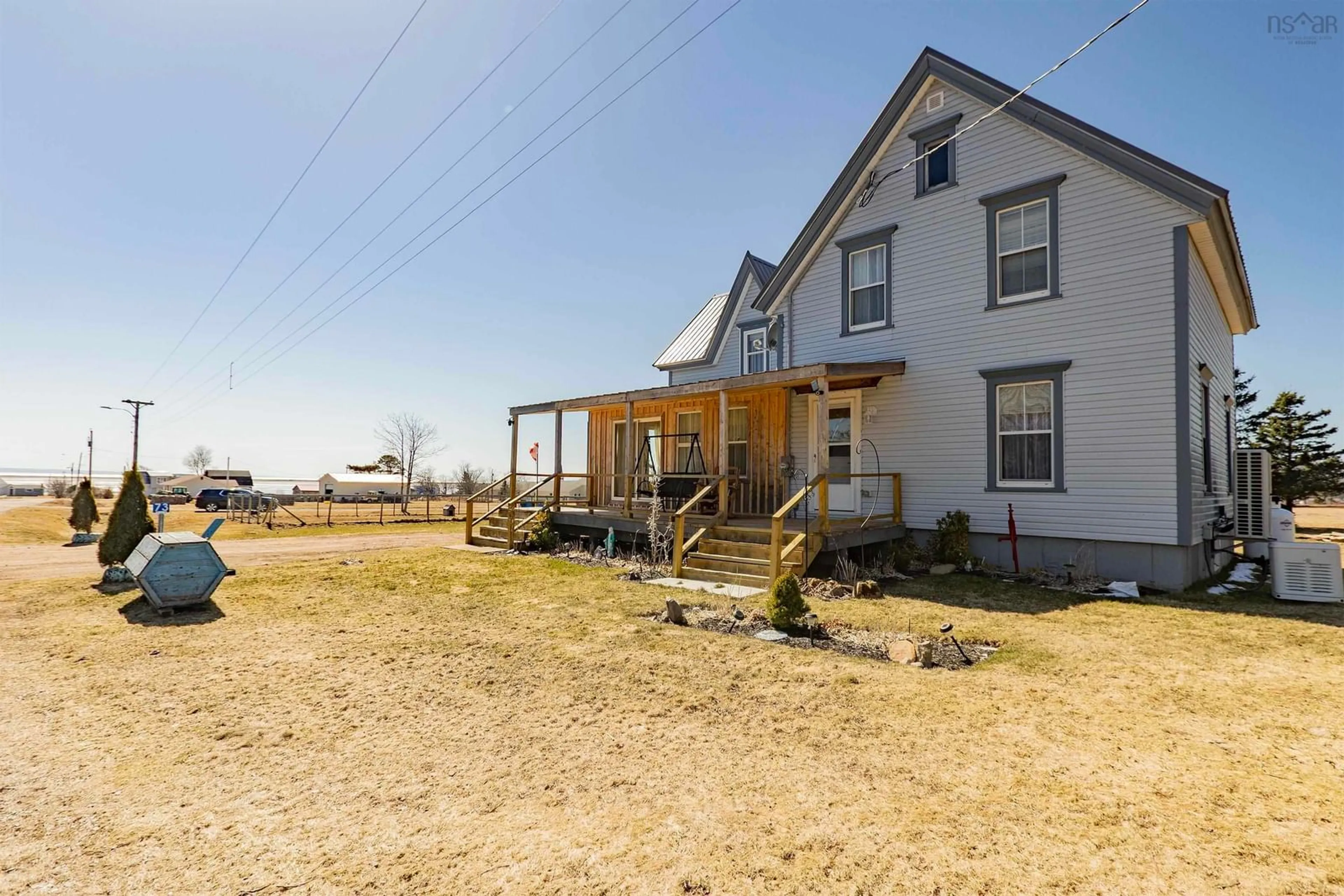 A pic from outside/outdoor area/front of a property/back of a property/a pic from drone, building for 73 Mills Rd, Advocate Harbour Nova Scotia B0M 1A0