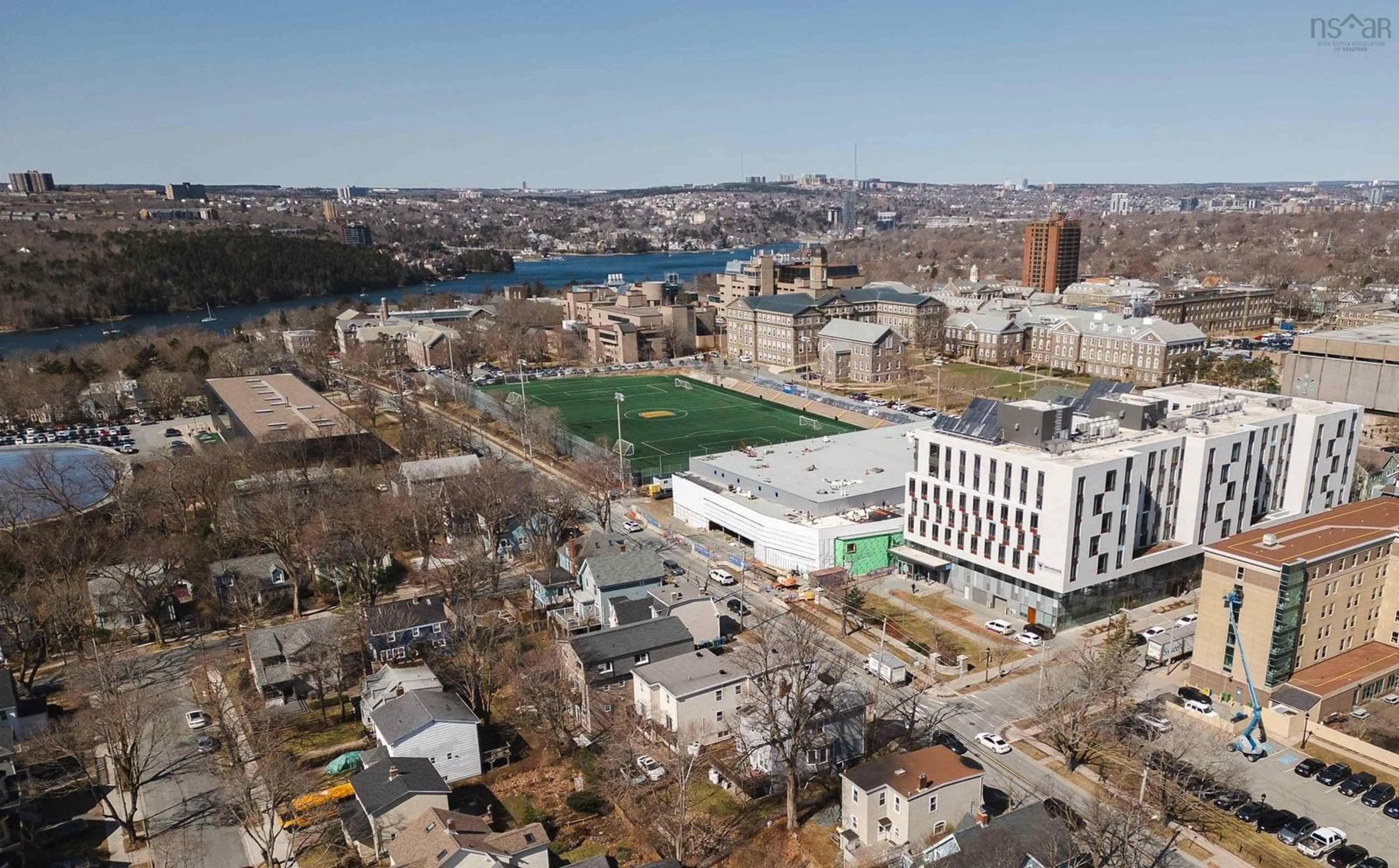 A pic from outside/outdoor area/front of a property/back of a property/a pic from drone, unknown for 6080 South St, Halifax Nova Scotia B3H 1T1