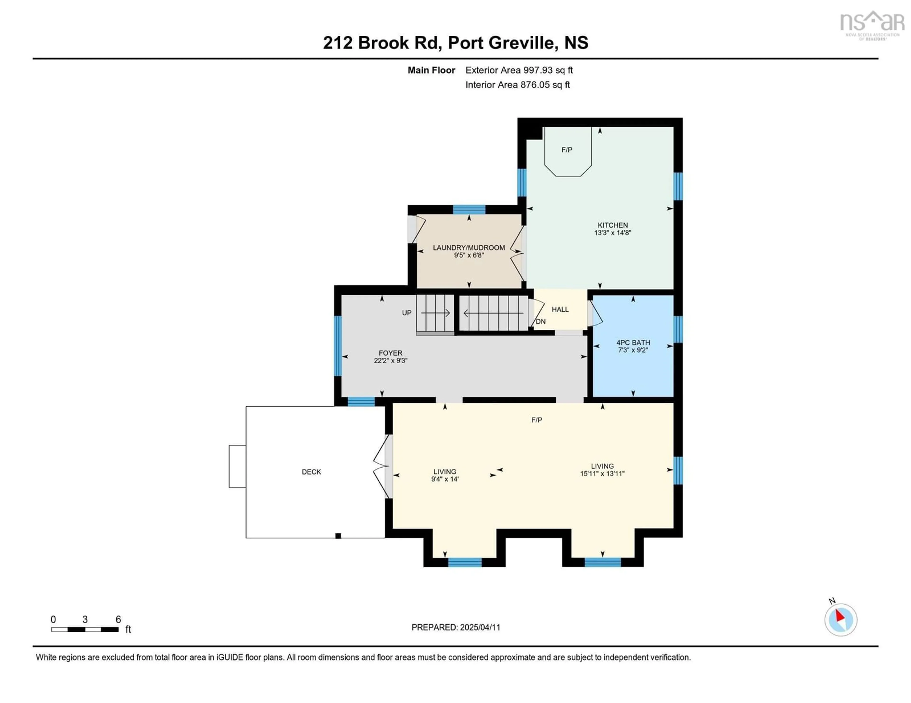 Floor plan for 212 Brook Rd, Port Greville Nova Scotia B0M 1T0