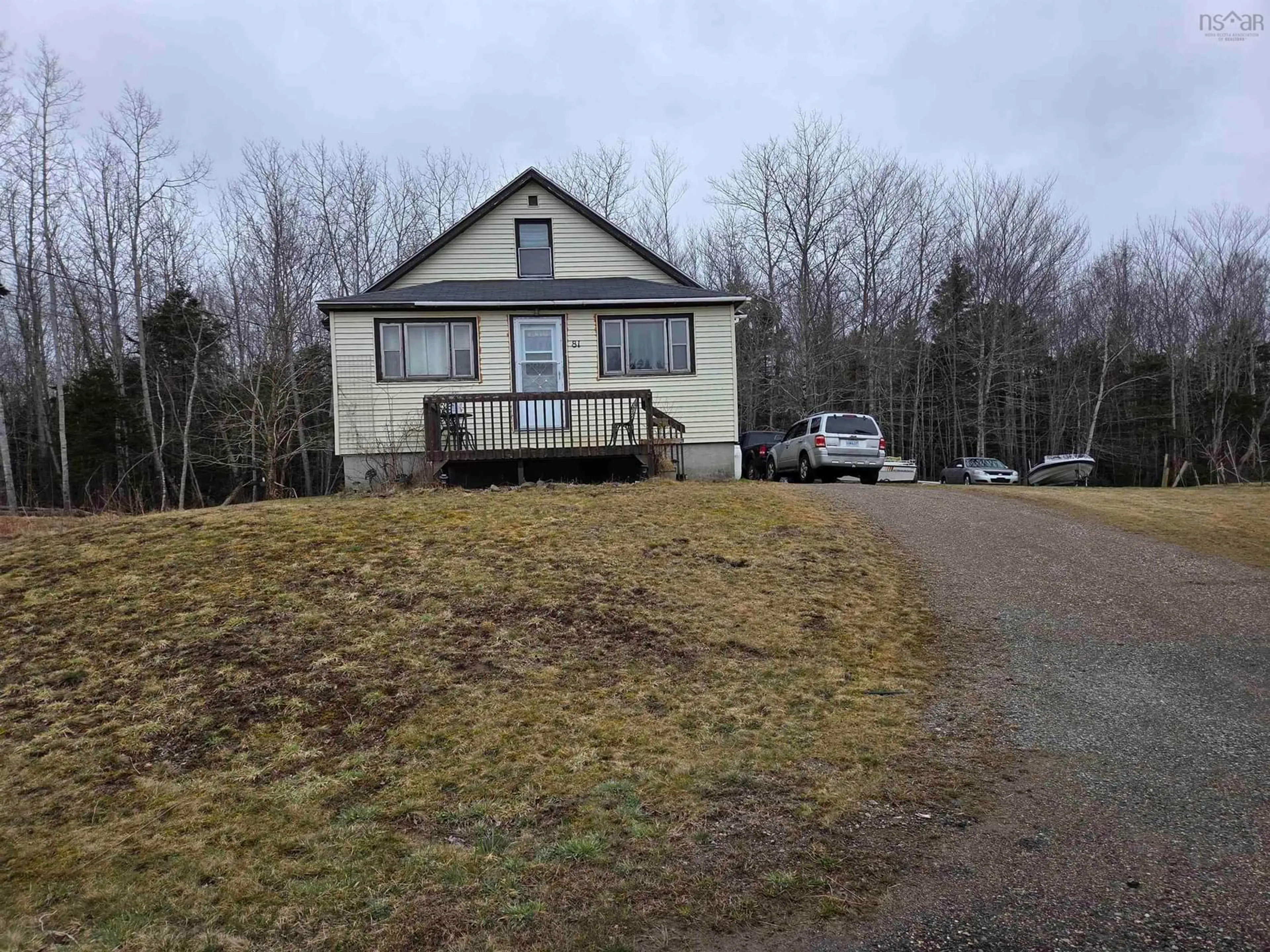 A pic from outside/outdoor area/front of a property/back of a property/a pic from drone, unknown for 81 Belair Drive, Conway Nova Scotia B0V 1A0