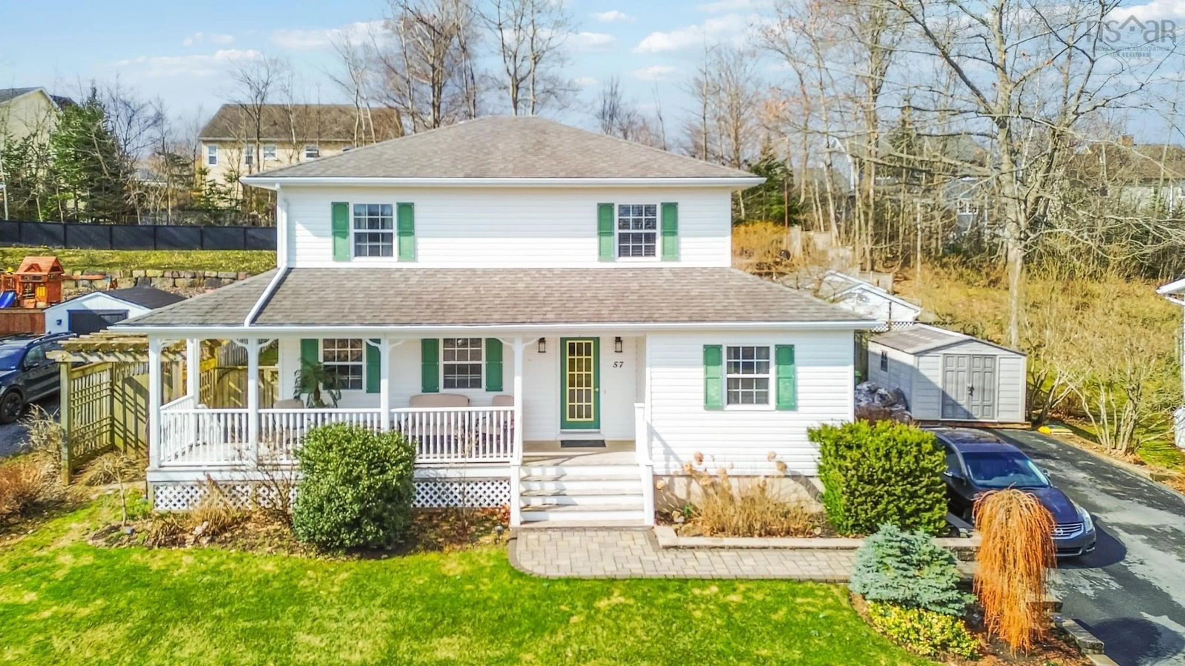 Home with vinyl exterior material, street for 57 Alicia Blvd, Kentville Nova Scotia B4N 4Y7