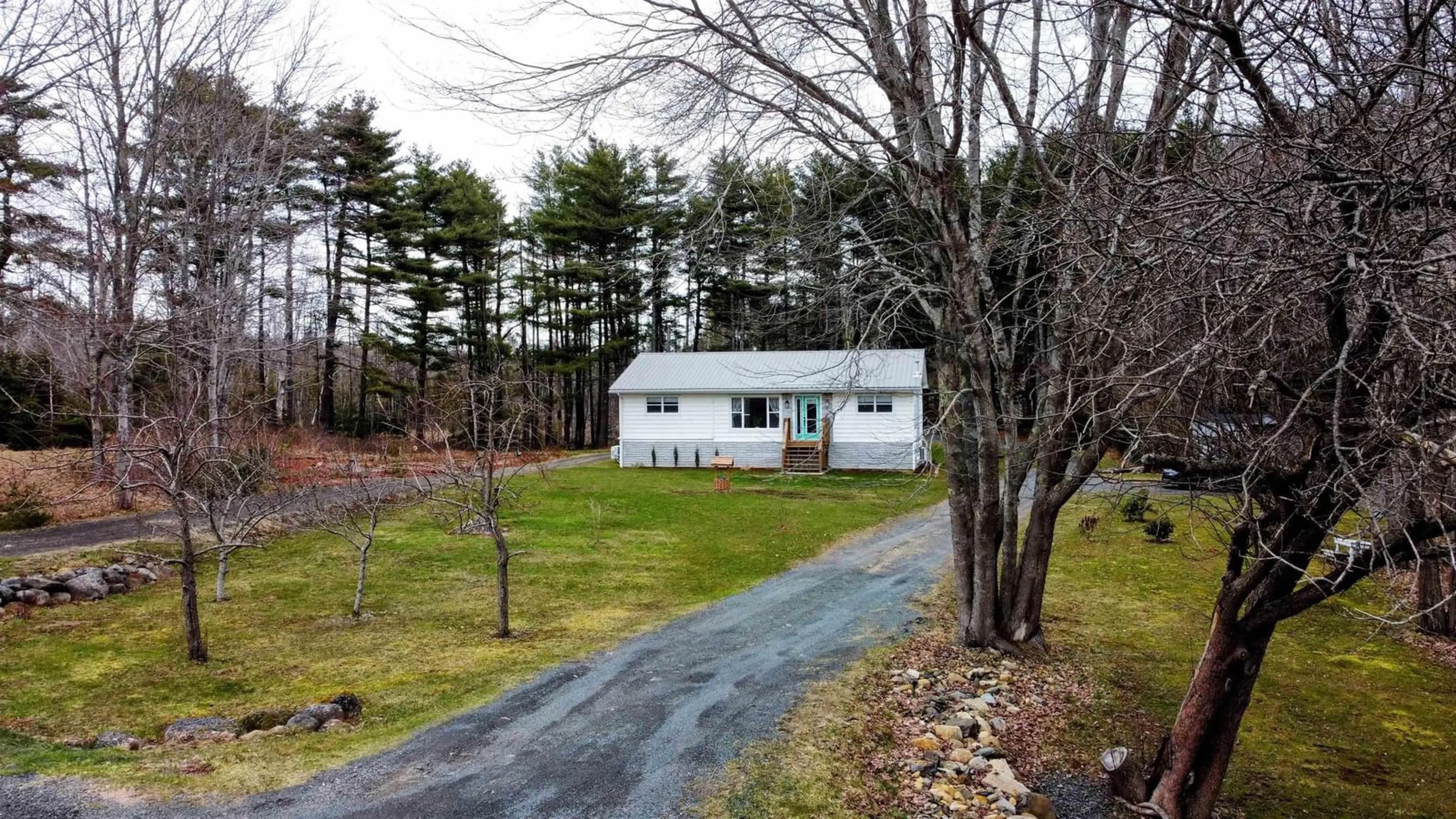 A pic from outside/outdoor area/front of a property/back of a property/a pic from drone, street for 12 Joe Hebb Rd, Newcombville Nova Scotia B4V 7W7