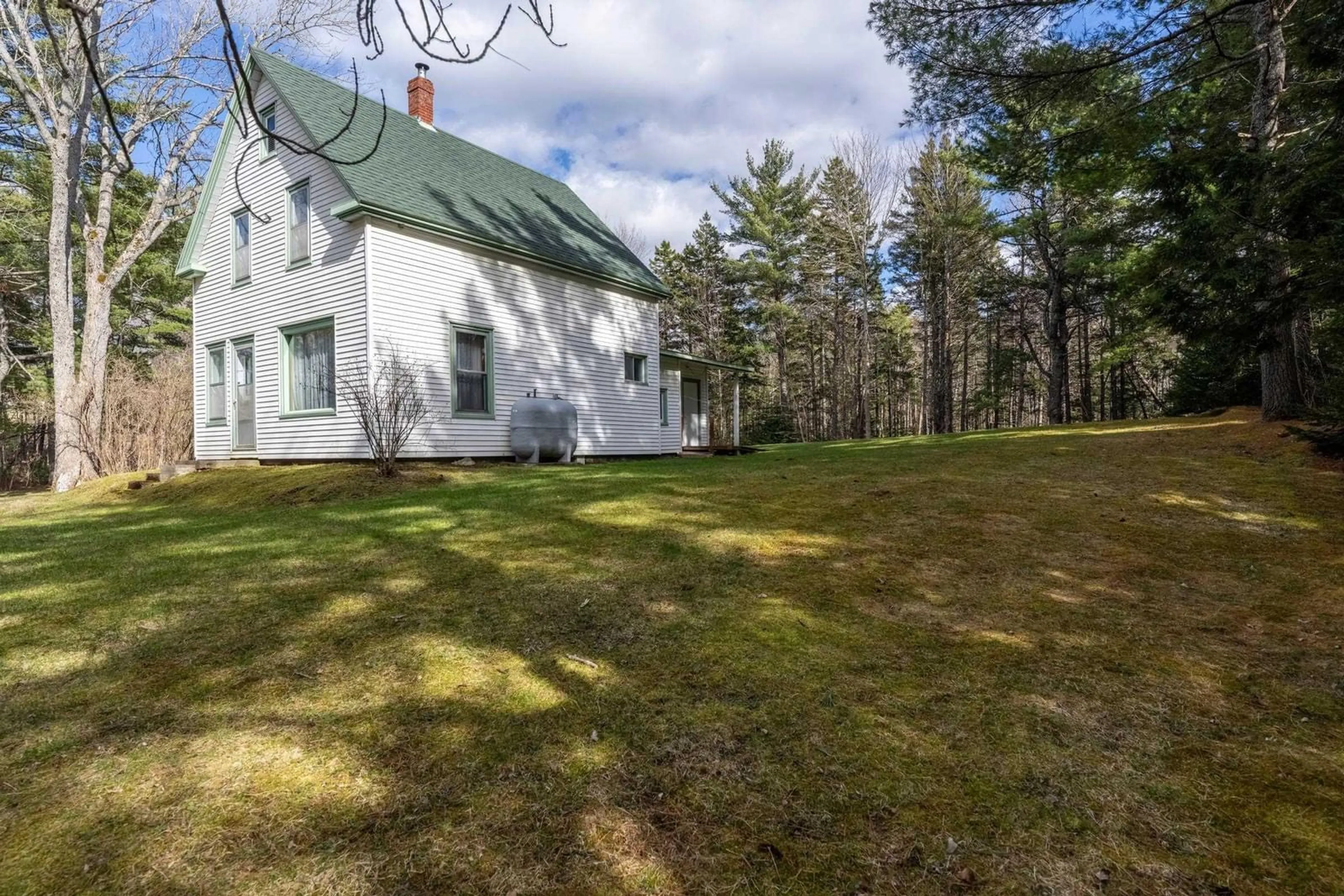 A pic from outside/outdoor area/front of a property/back of a property/a pic from drone, unknown for 27 Old Trunk 3, Upper Lahave Nova Scotia B4V 7C4