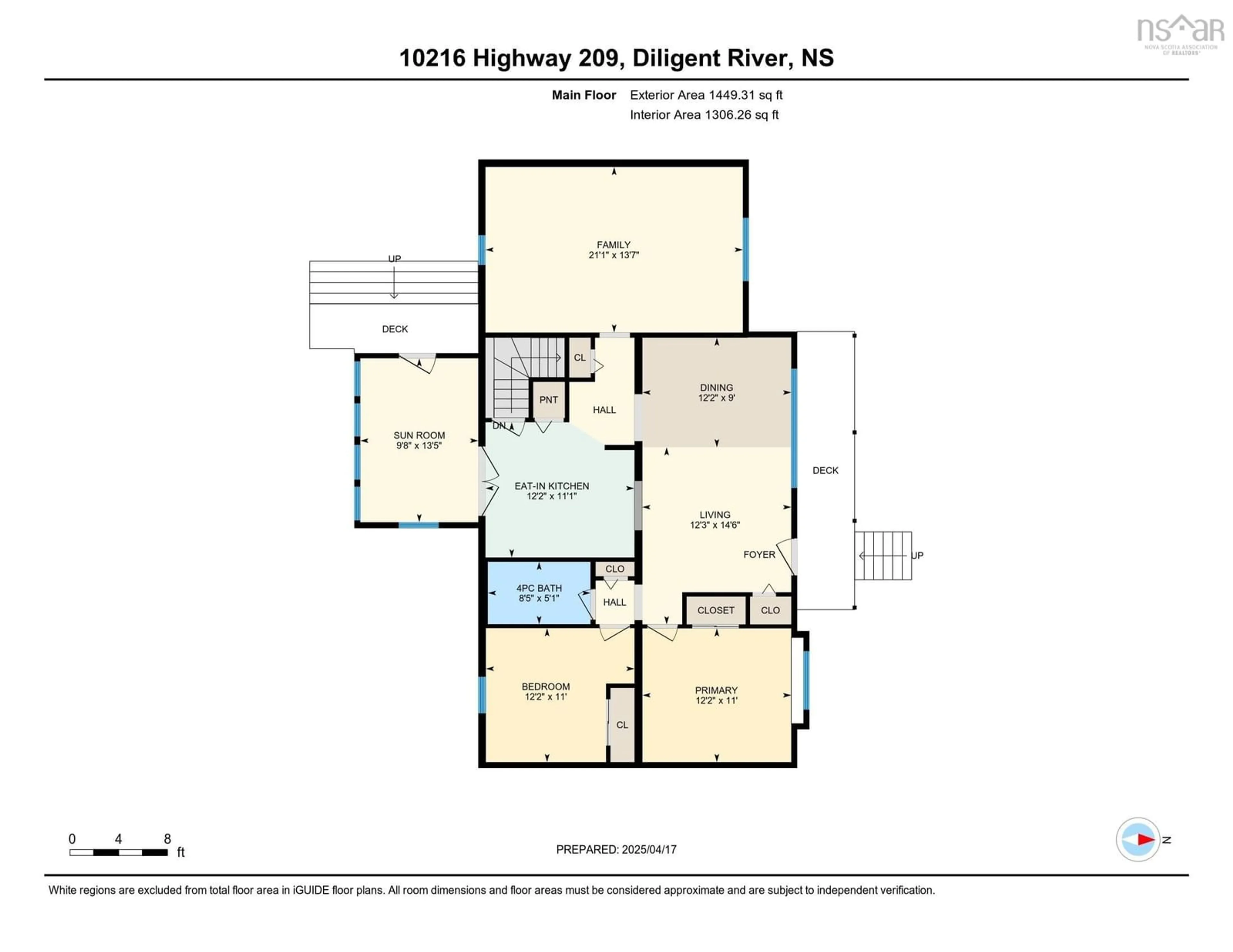 Floor plan for 10216 Highway 209, Diligent River Nova Scotia B0M 1T0