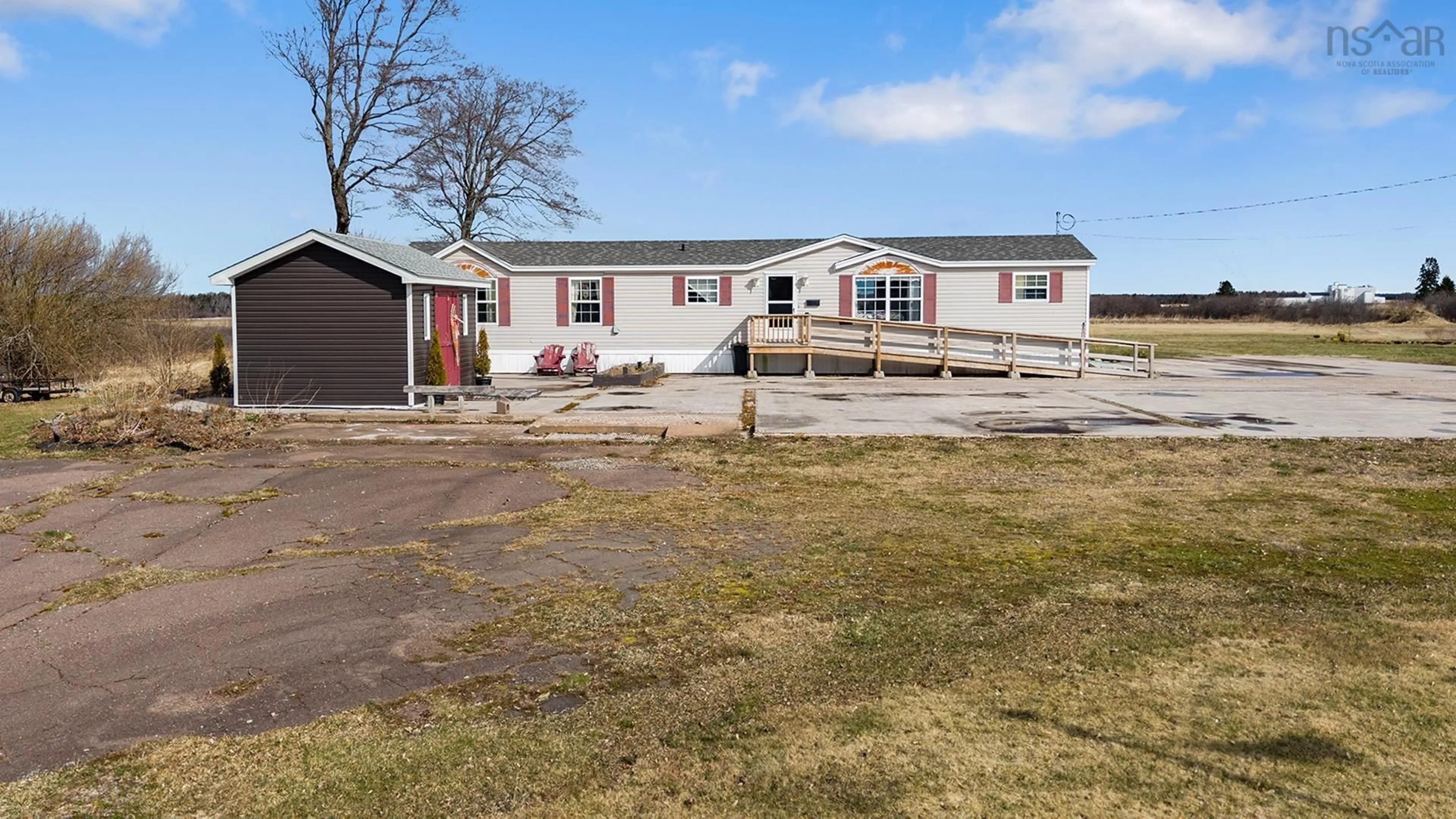 A pic from outside/outdoor area/front of a property/back of a property/a pic from drone, unknown for 4293 Highway 302, Nappan Nova Scotia B0L 1C0