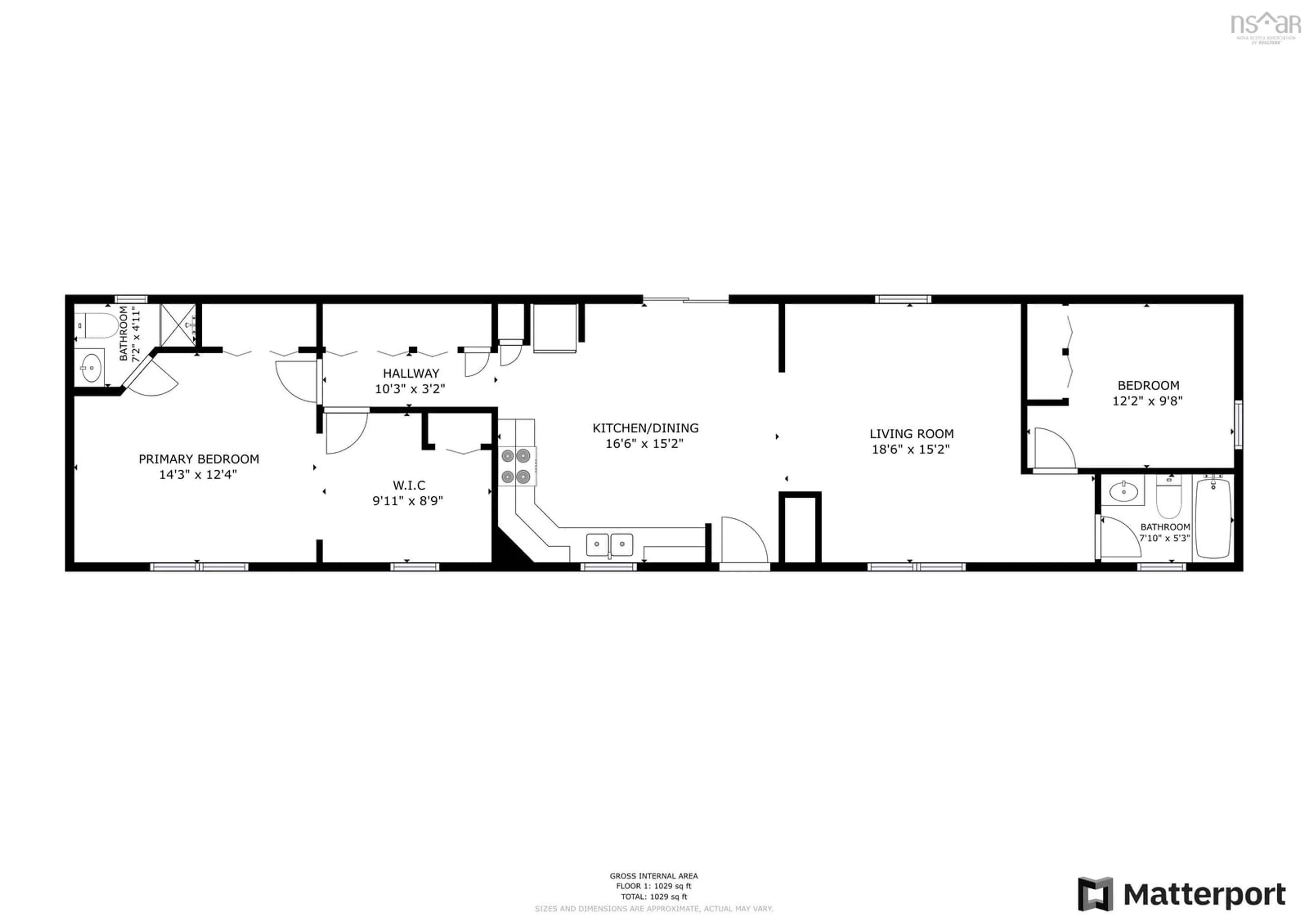 Floor plan for 4293 Highway 302, Nappan Nova Scotia B0L 1C0