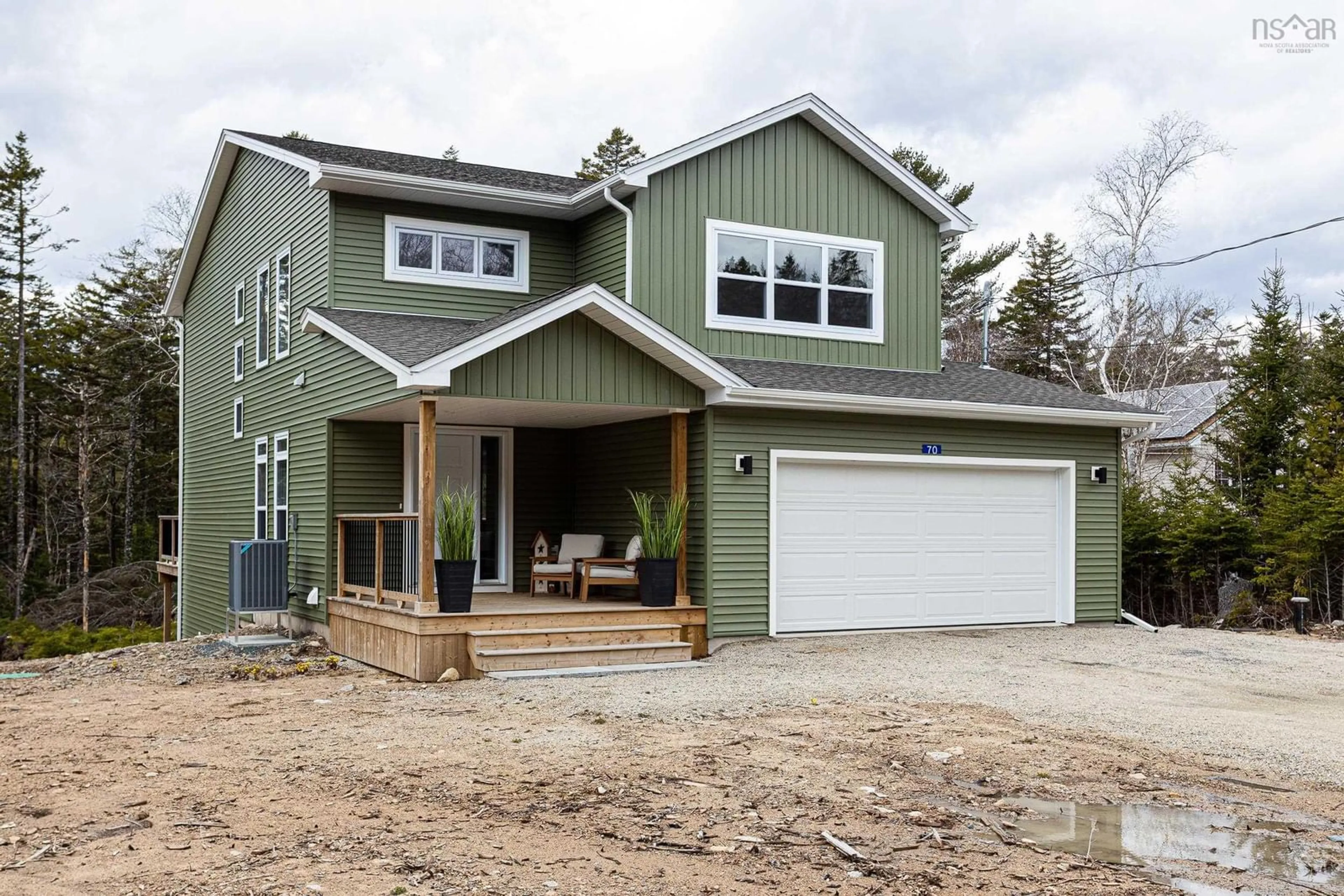 Home with vinyl exterior material, street for 70 Langille Estates Dr, Hubbards Nova Scotia B0J 1T0