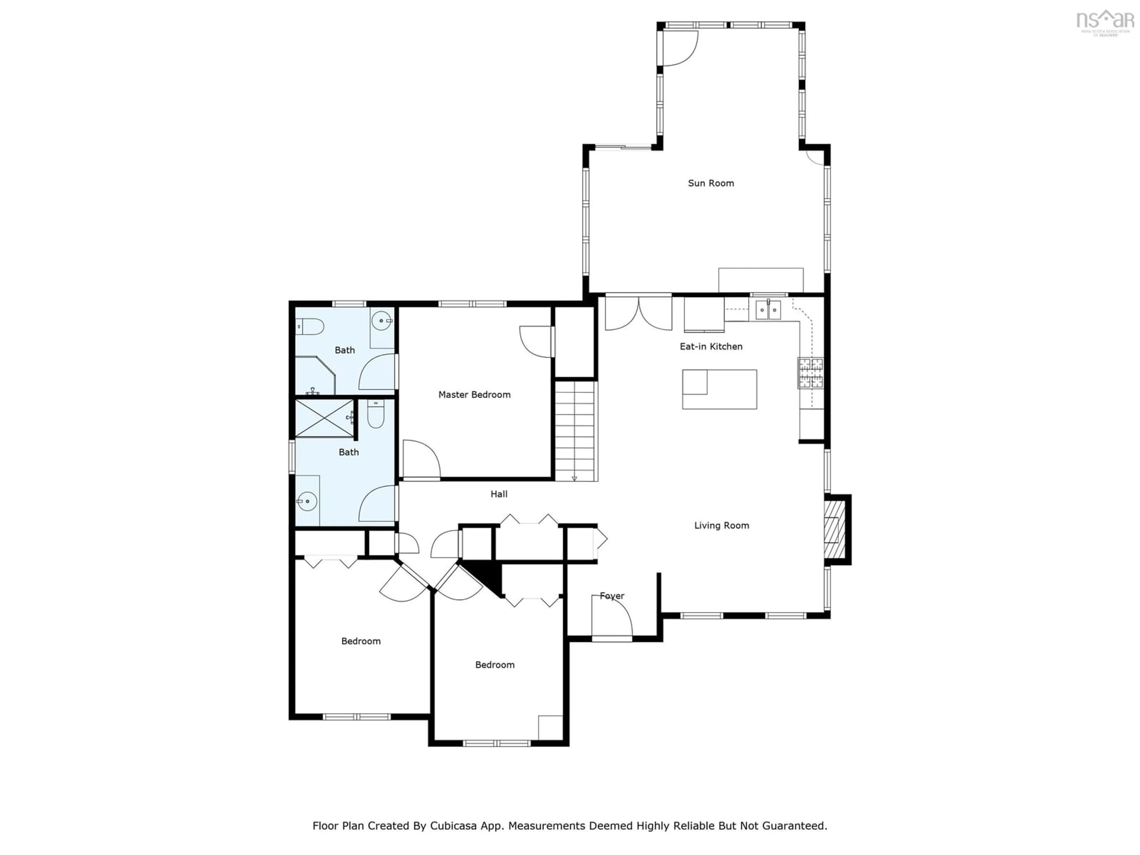 Floor plan for 1255 Highway 2, Moose River Nova Scotia B0M 1N0