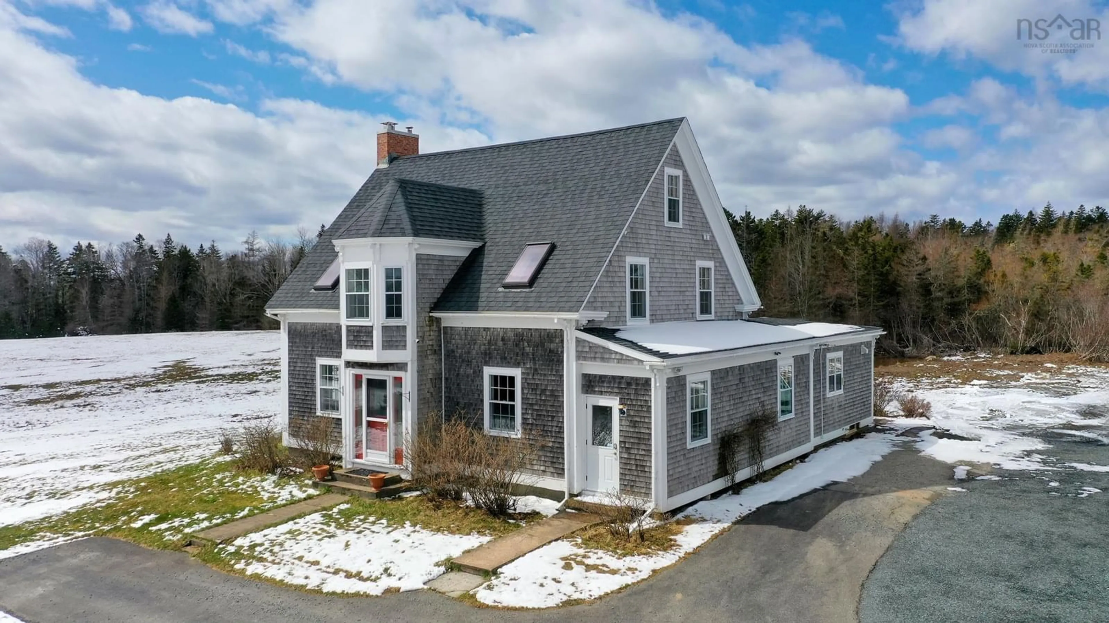 A pic from outside/outdoor area/front of a property/back of a property/a pic from drone, street for 236 Princes Inlet Dr, Martins Brook Nova Scotia B0J 2C0