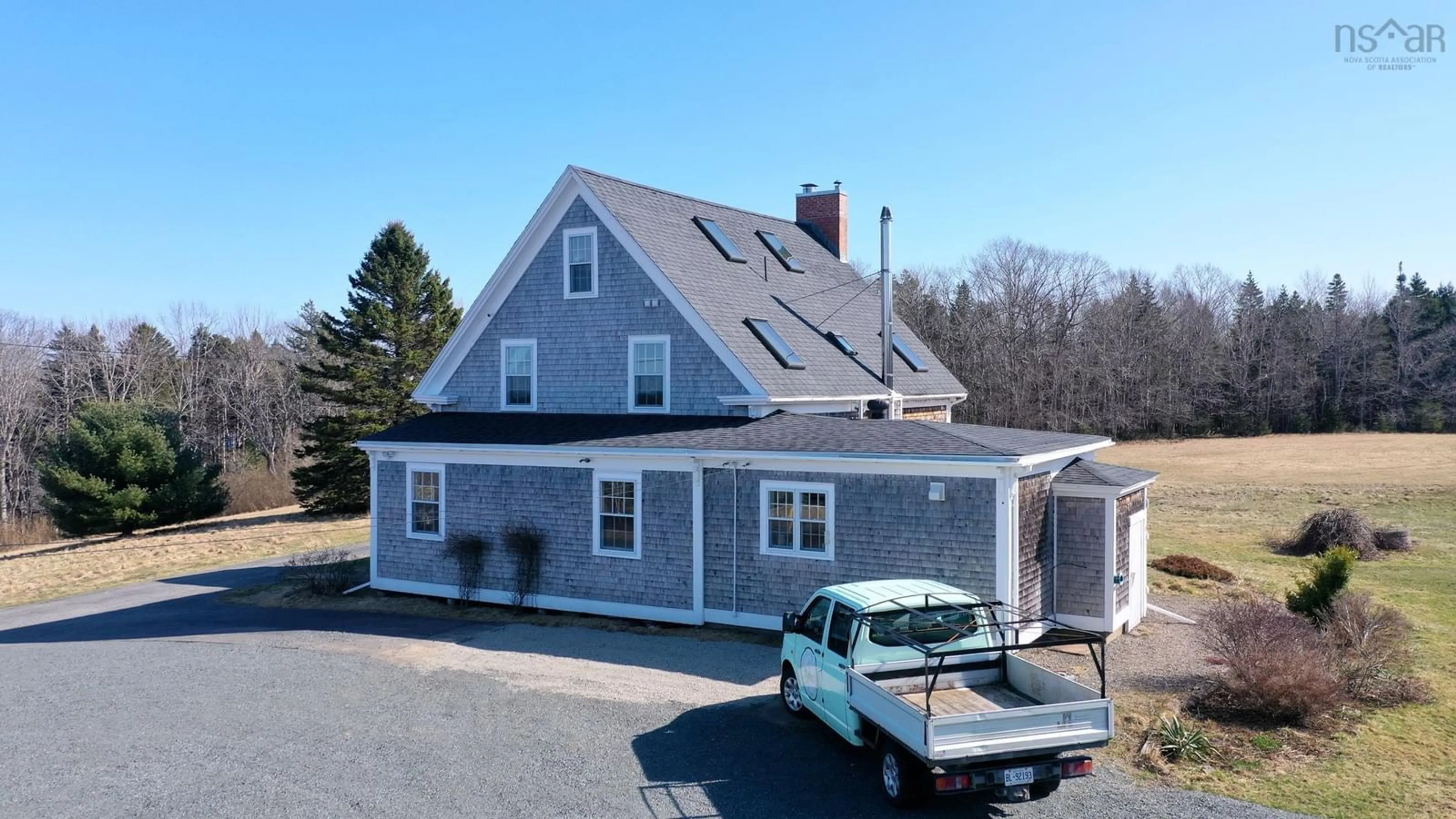 A pic from outside/outdoor area/front of a property/back of a property/a pic from drone, street for 236 Princes Inlet Dr, Martins Brook Nova Scotia B0J 2C0
