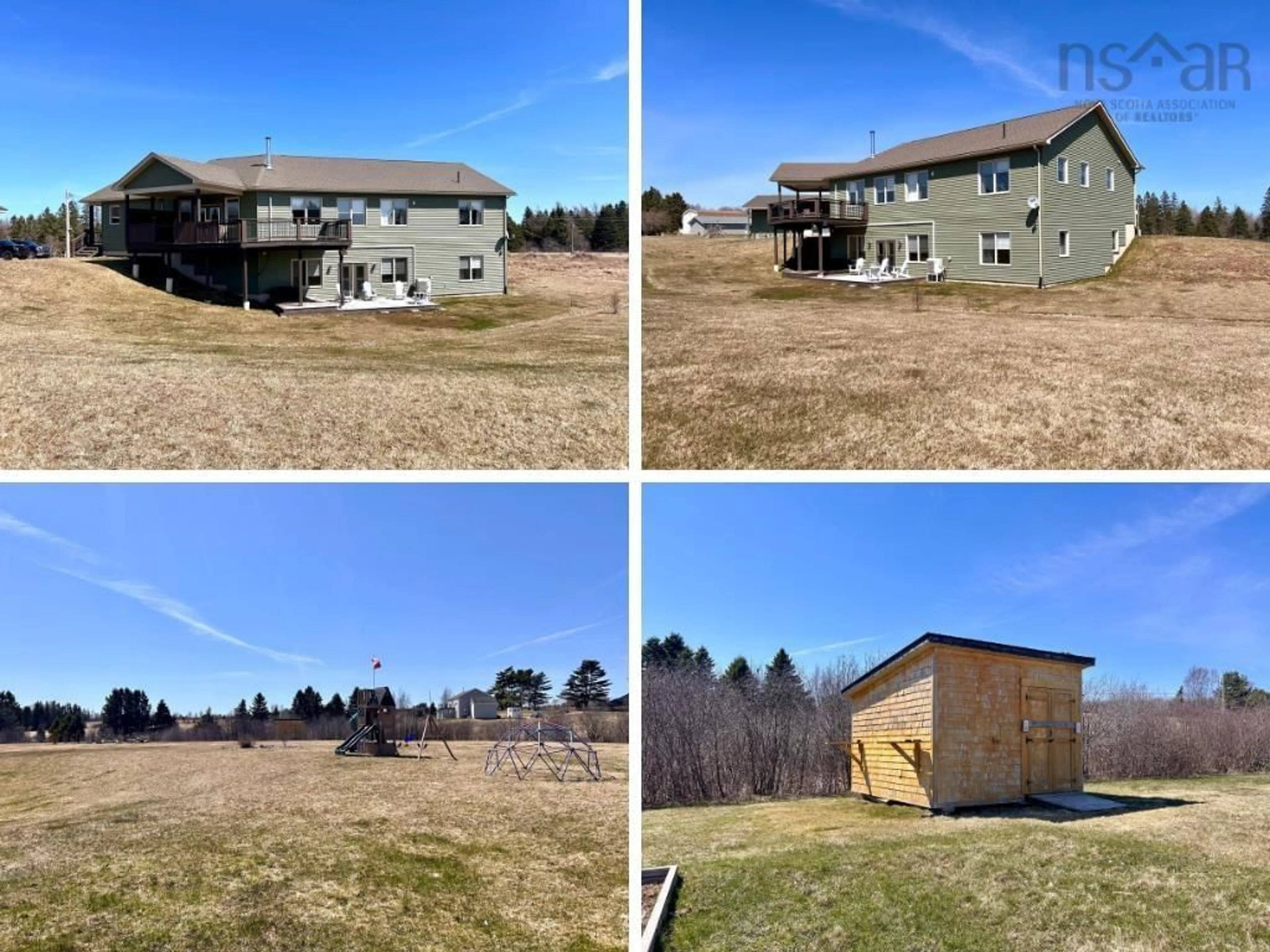A pic from outside/outdoor area/front of a property/back of a property/a pic from drone, building for 1069 Hastings Rd, Hastings Nova Scotia B4H 3Y3