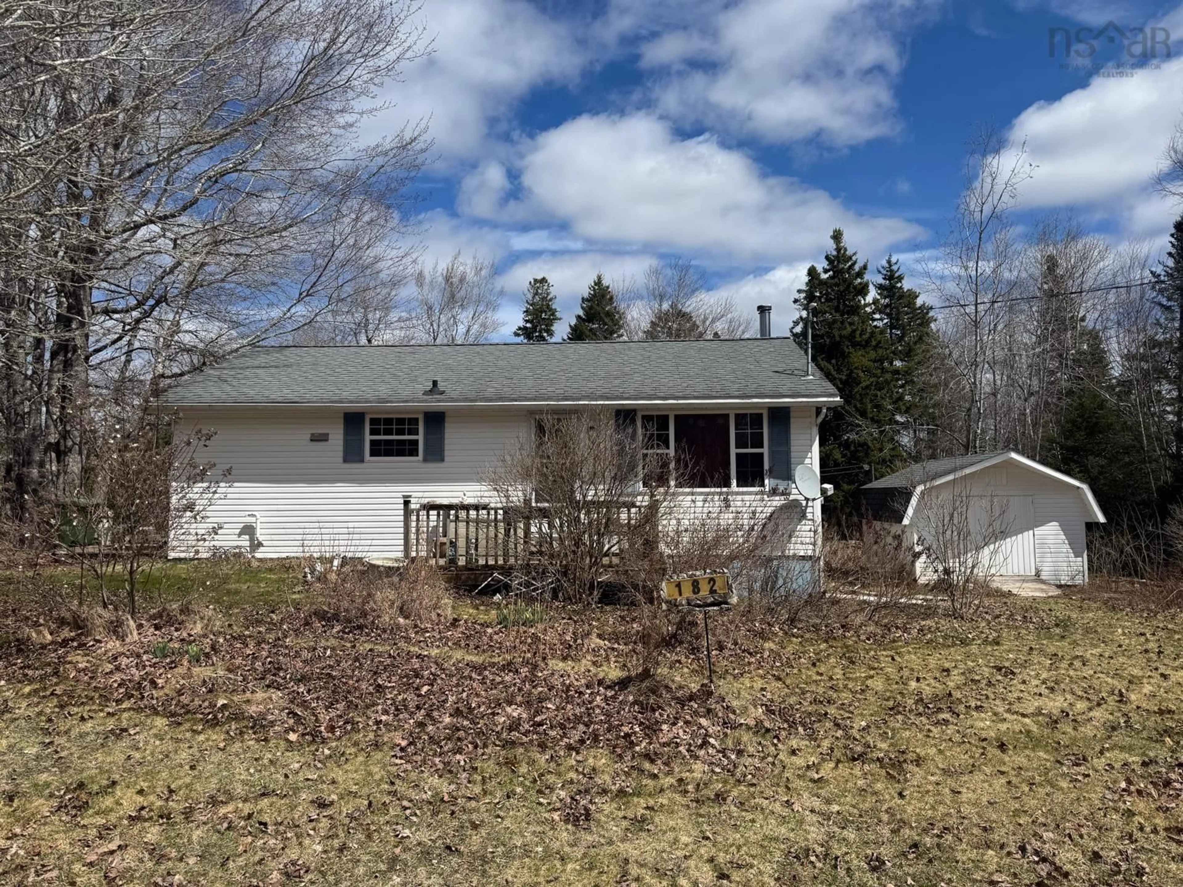 A pic from outside/outdoor area/front of a property/back of a property/a pic from drone, unknown for 182 Greenville Rd, Westchester Nova Scotia B0M 2A0