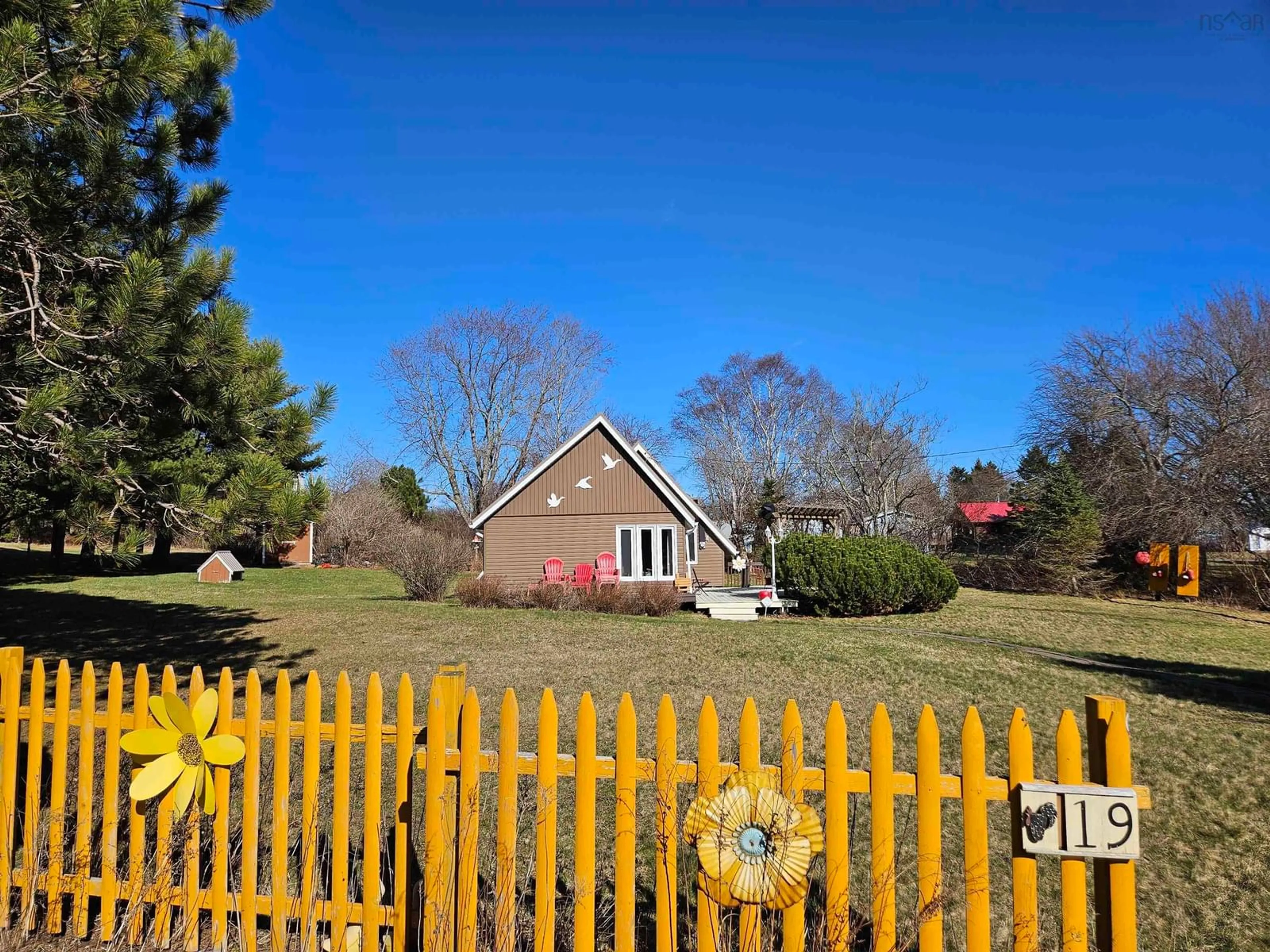 A pic from outside/outdoor area/front of a property/back of a property/a pic from drone, unknown for 19 Roland Faulkner Loop, Lower Economy Nova Scotia B0M 1J0