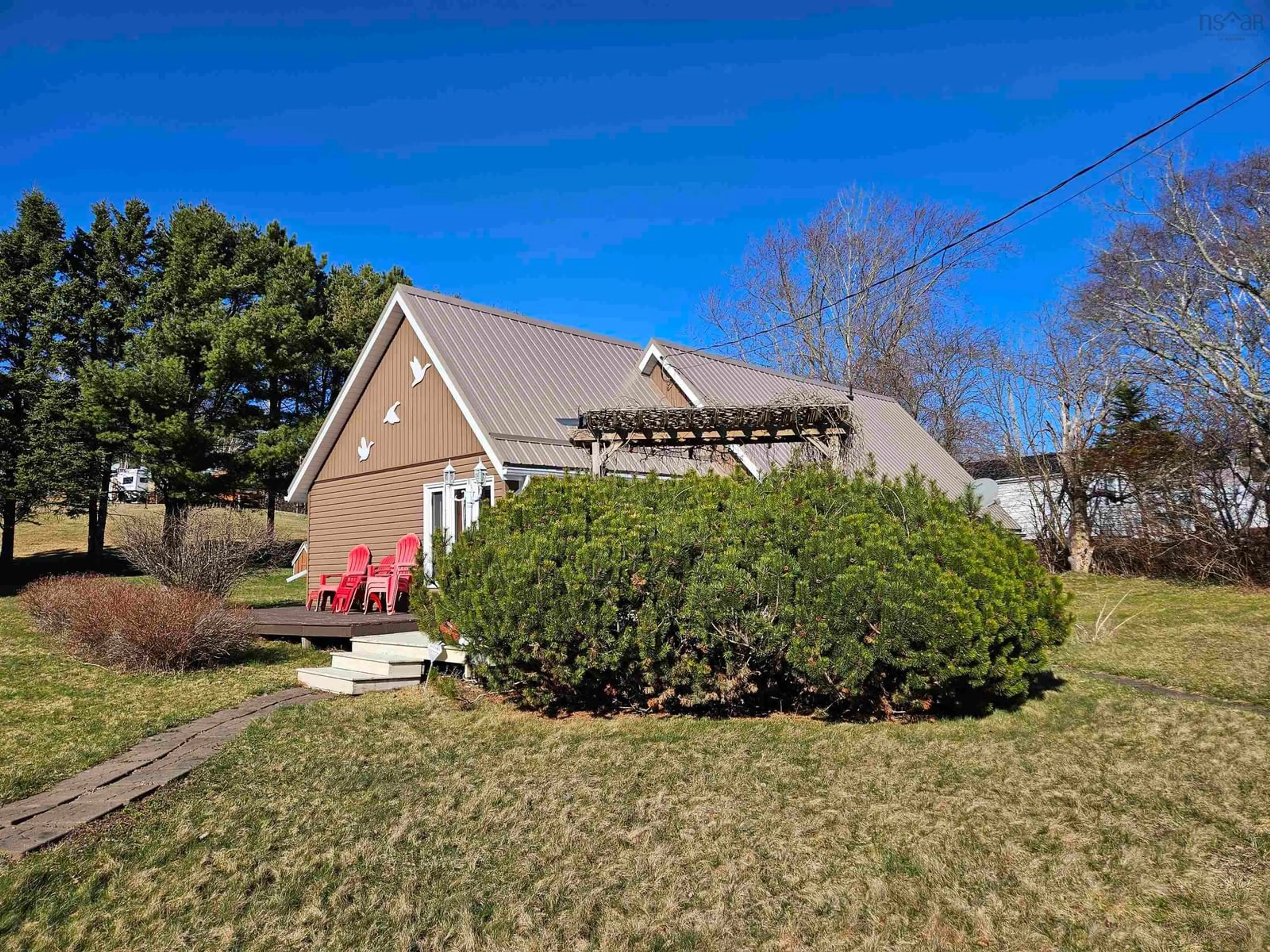 A pic from outside/outdoor area/front of a property/back of a property/a pic from drone, street for 19 Roland Faulkner Loop, Lower Economy Nova Scotia B0M 1J0