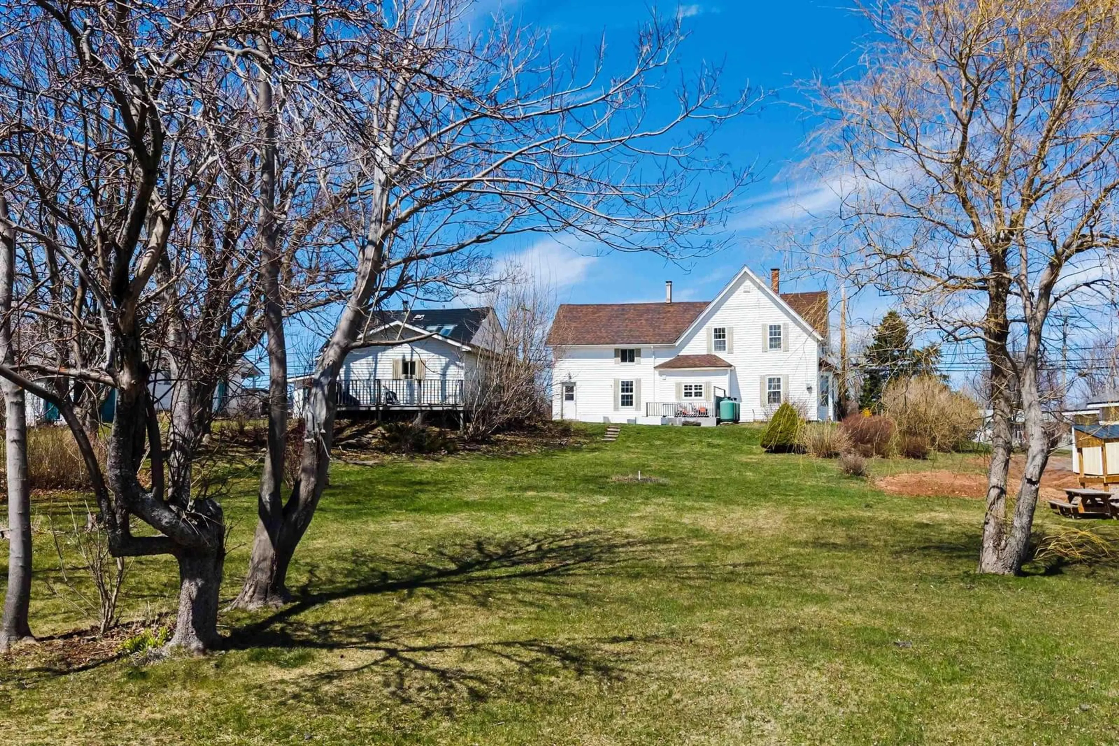 A pic from outside/outdoor area/front of a property/back of a property/a pic from drone, water/lake/river/ocean view for 10452 Durham St, Pugwash Nova Scotia B0K 1L0