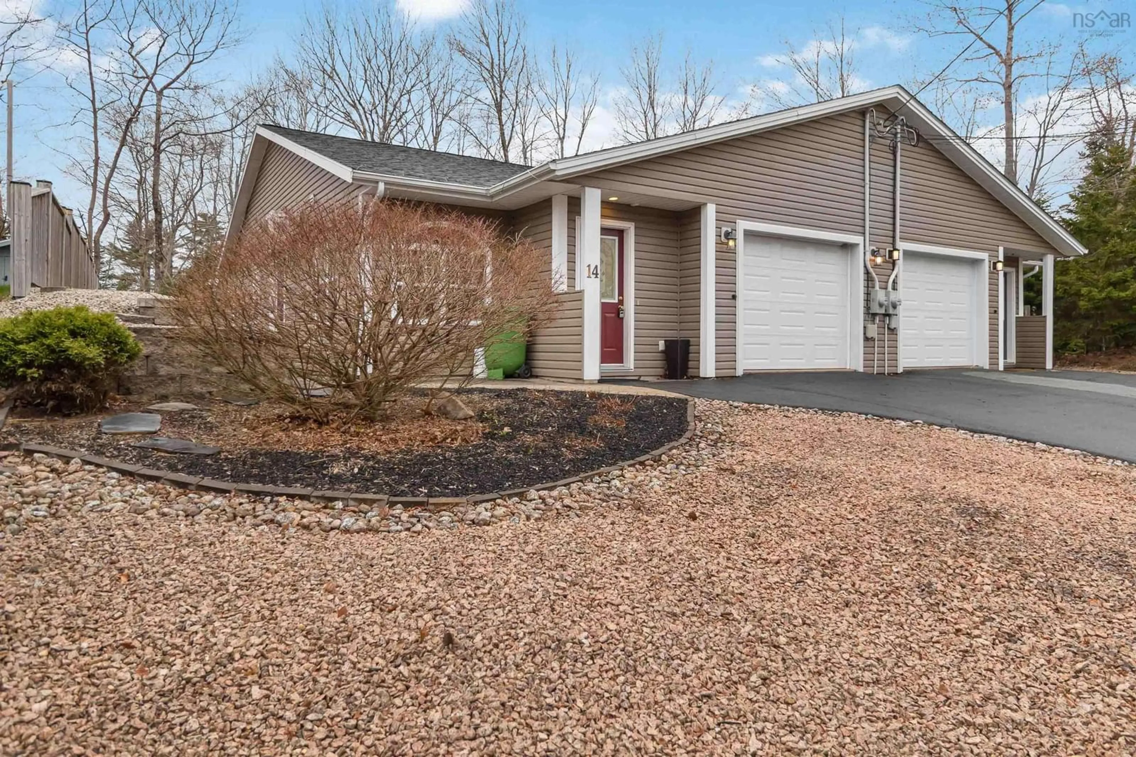 Home with vinyl exterior material, street for 14 Ridgecrest Avenue, Bridgewater Nova Scotia B4V 3V8