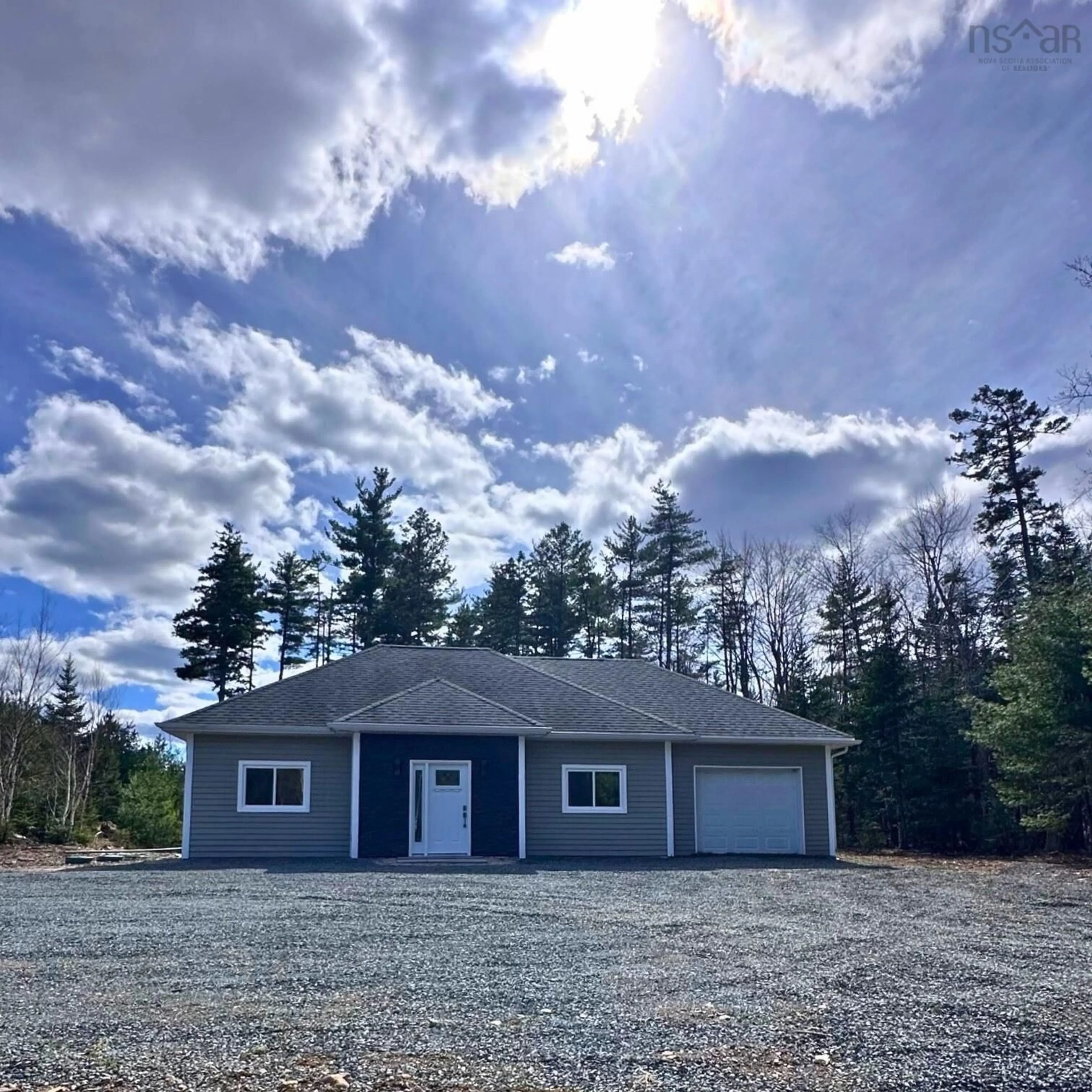 A pic from outside/outdoor area/front of a property/back of a property/a pic from drone, unknown for 75 Danica Dr, Pine Grove Nova Scotia B4V 7Z2