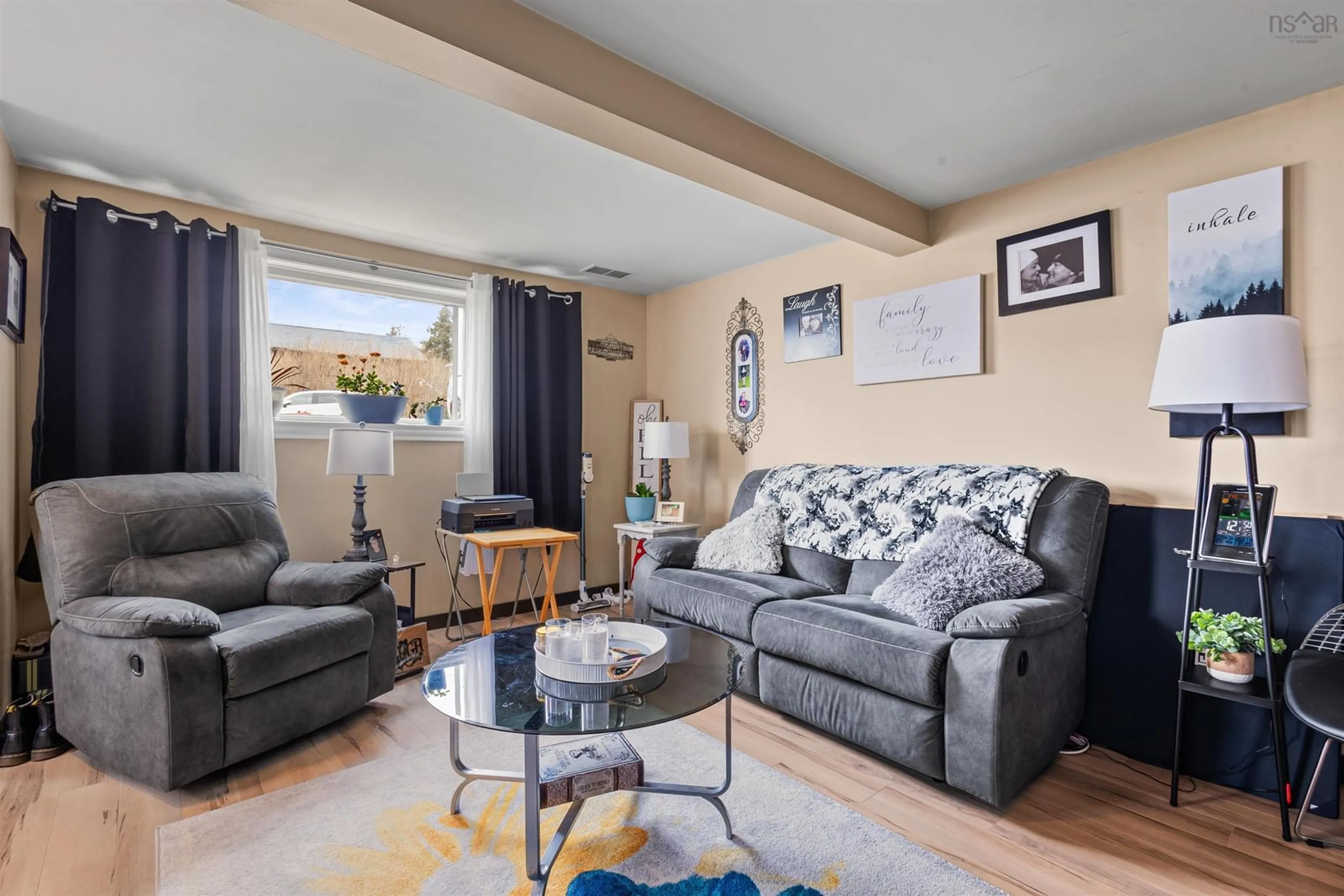 Living room with furniture, unknown for 12 Beaver Cres, Dartmouth Nova Scotia B2V 1C9