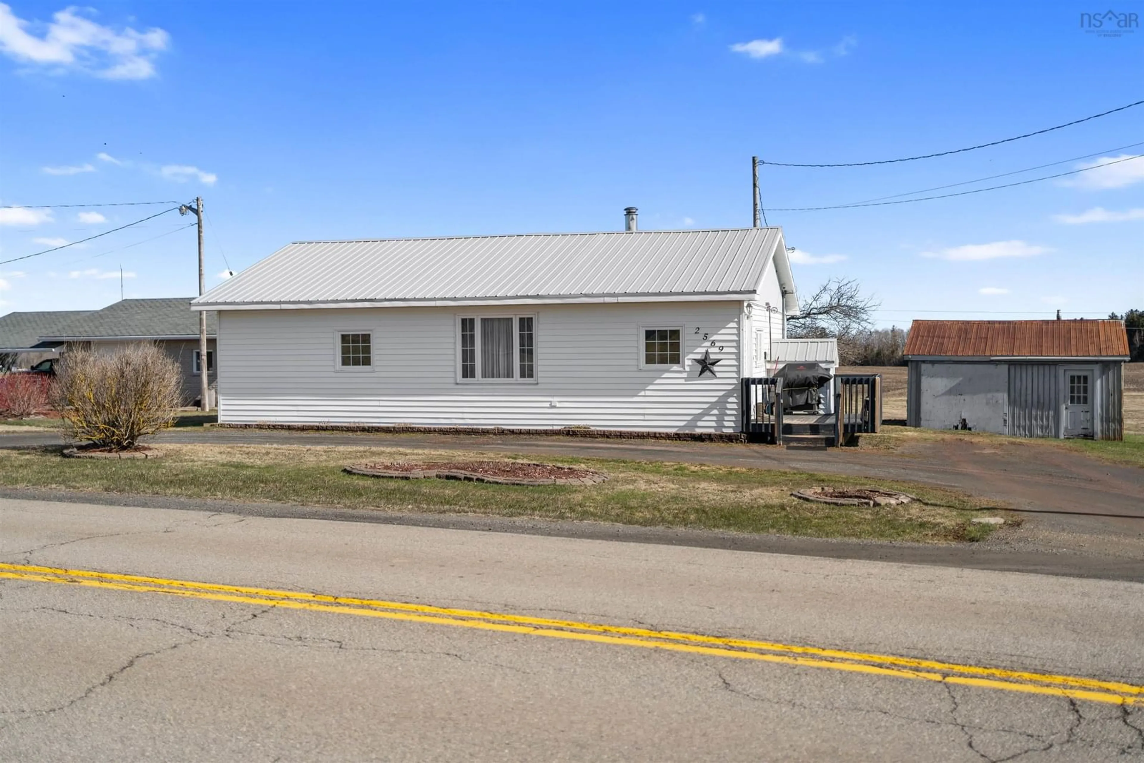 A pic from outside/outdoor area/front of a property/back of a property/a pic from drone, building for 2569 Summerside Rd, Tracadie Nova Scotia B0H 1A0