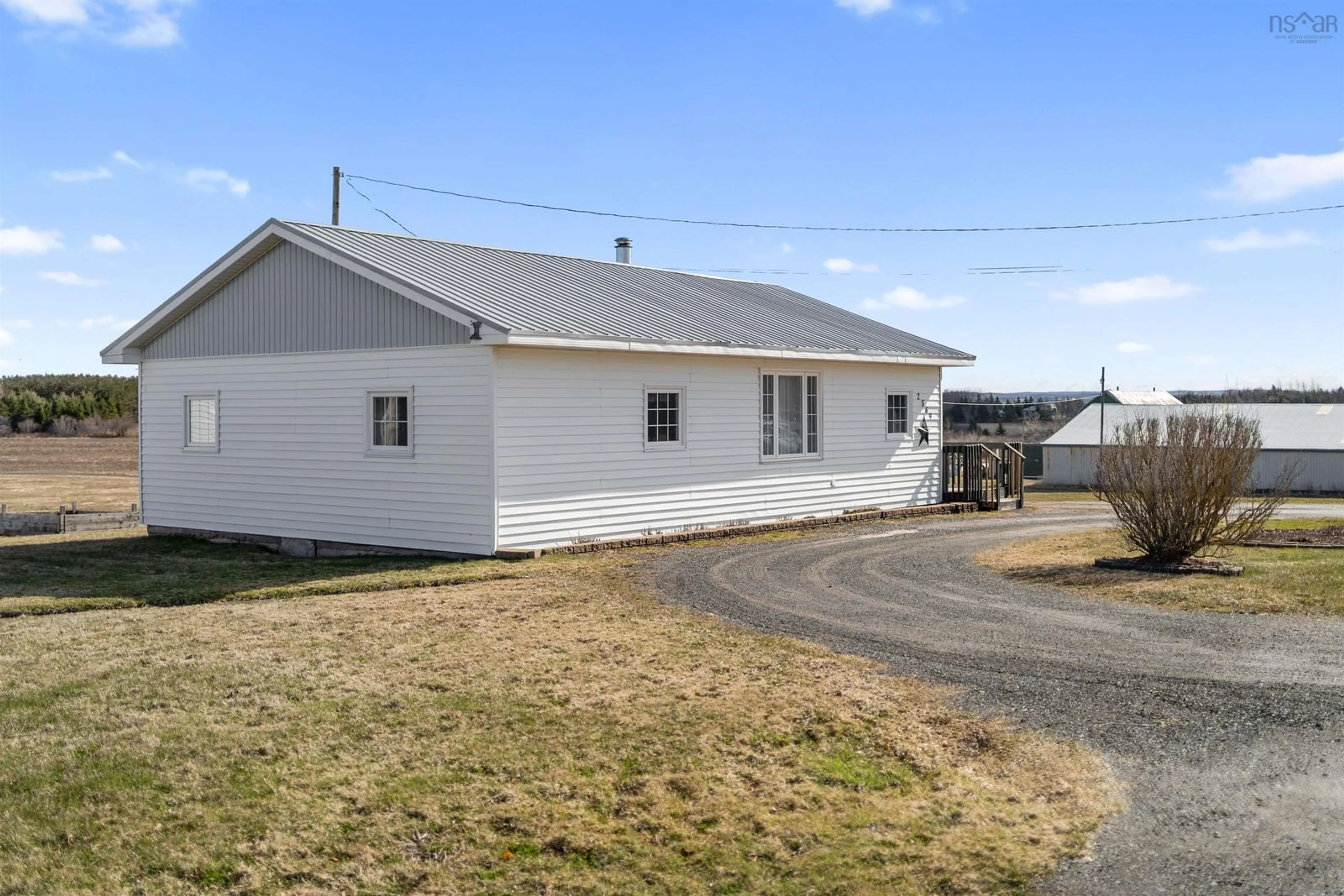 A pic from outside/outdoor area/front of a property/back of a property/a pic from drone, street for 2569 Summerside Rd, Tracadie Nova Scotia B0H 1A0