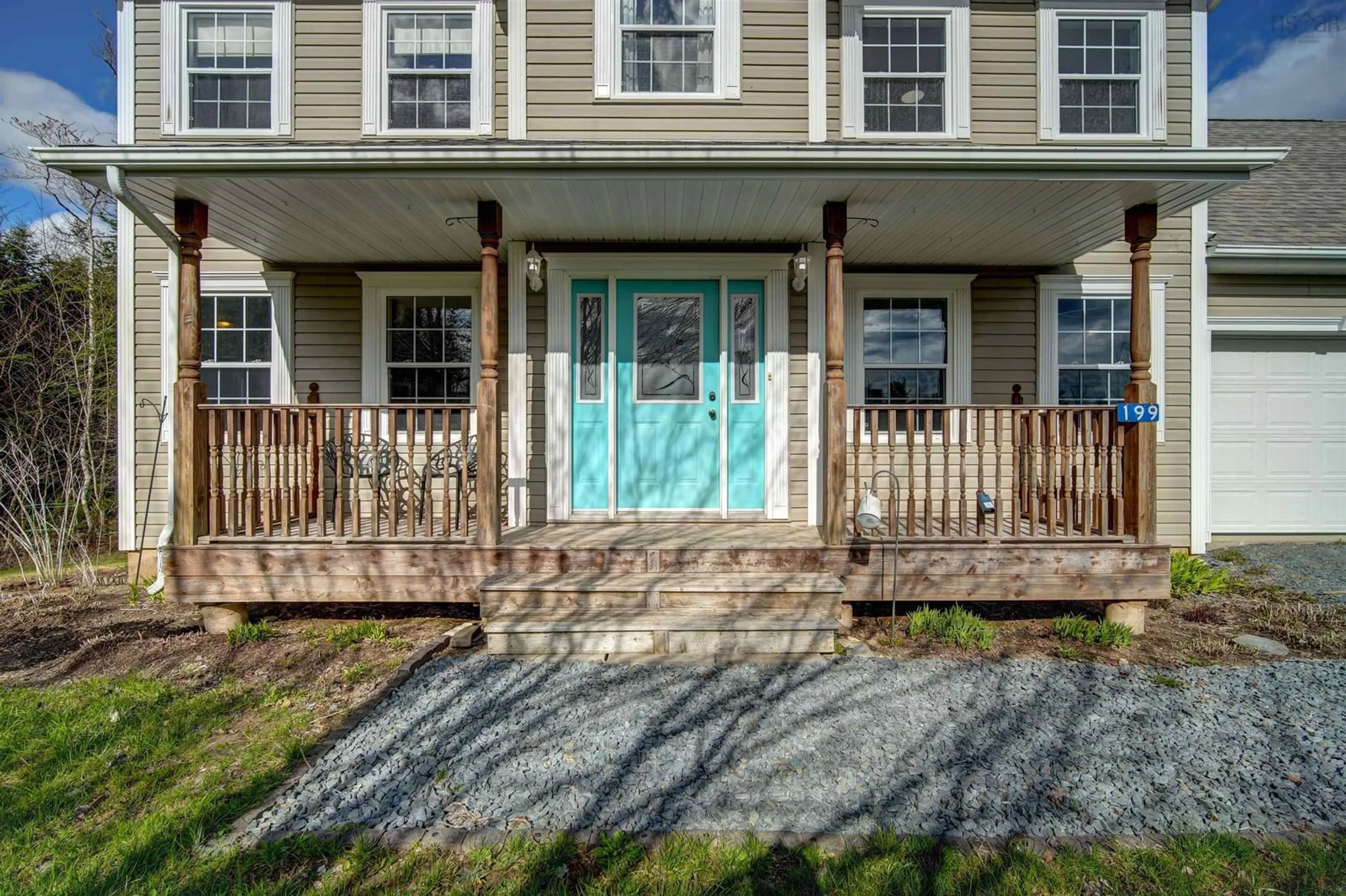 Home with vinyl exterior material, street for 199 Oleary Dr, Beaver Bank Nova Scotia B4E 3L5
