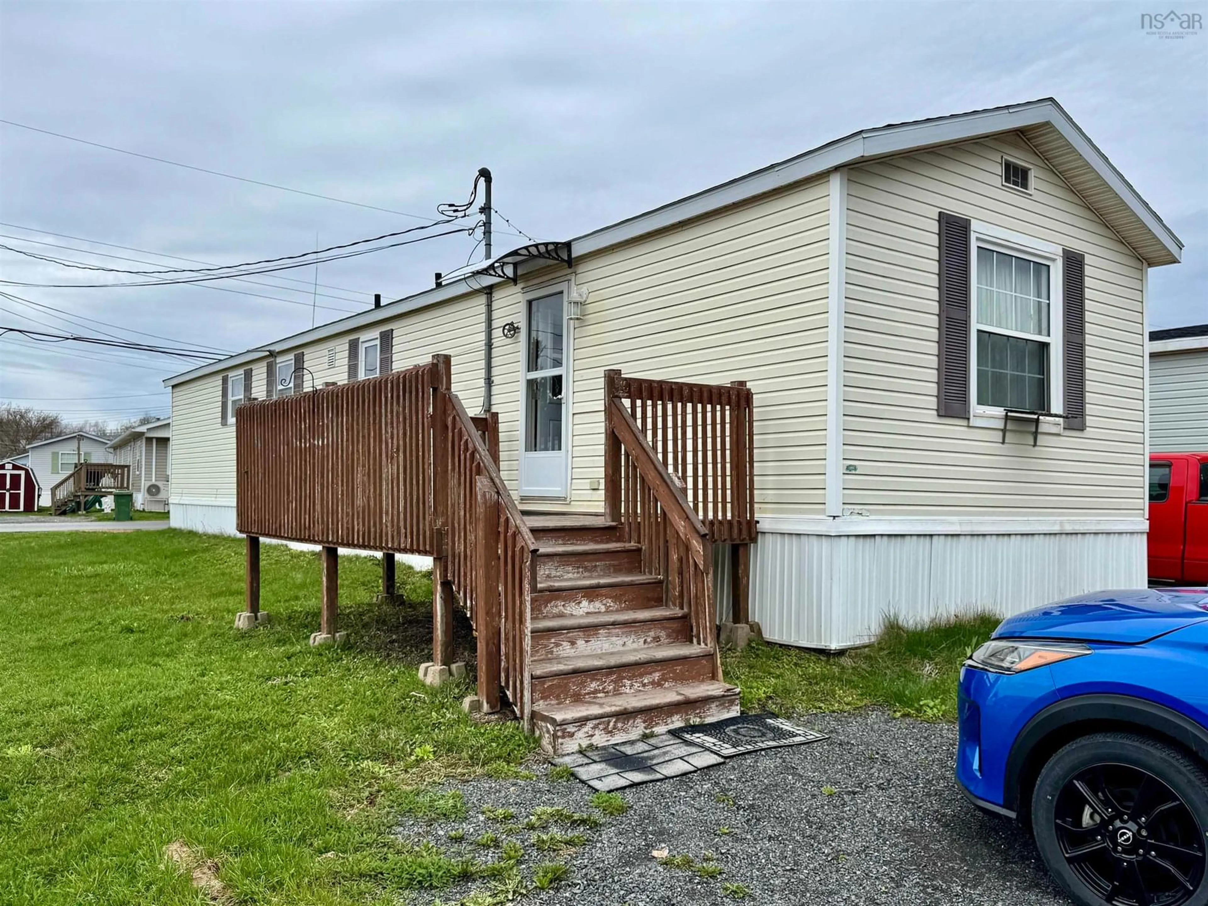 Home with vinyl exterior material, unknown for 48 Twin Rivers Trailer Court, Stellarton Nova Scotia B0K 1S0