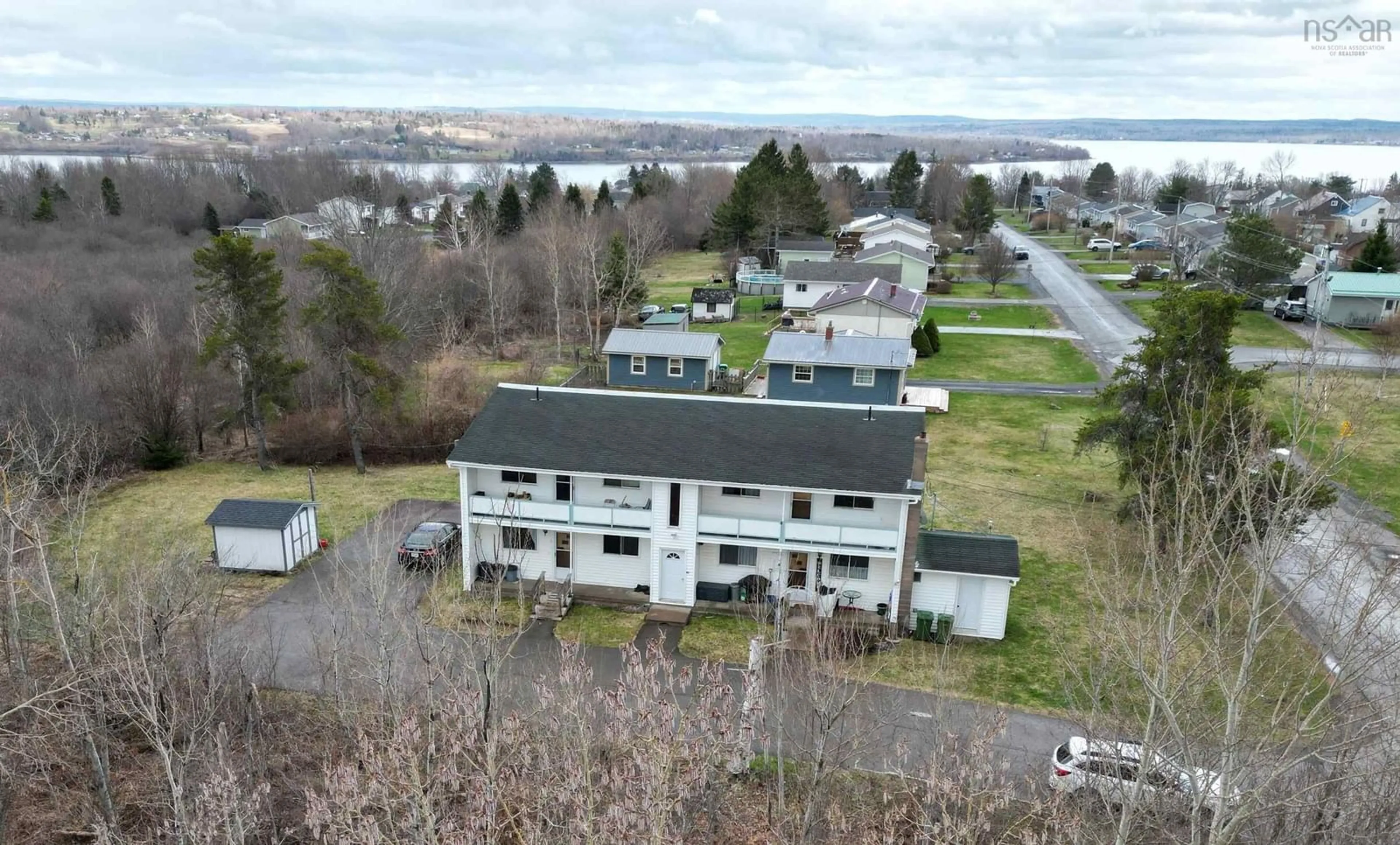 A pic from outside/outdoor area/front of a property/back of a property/a pic from drone, building for 106 Pine St, Pictou Nova Scotia B0K 1H0