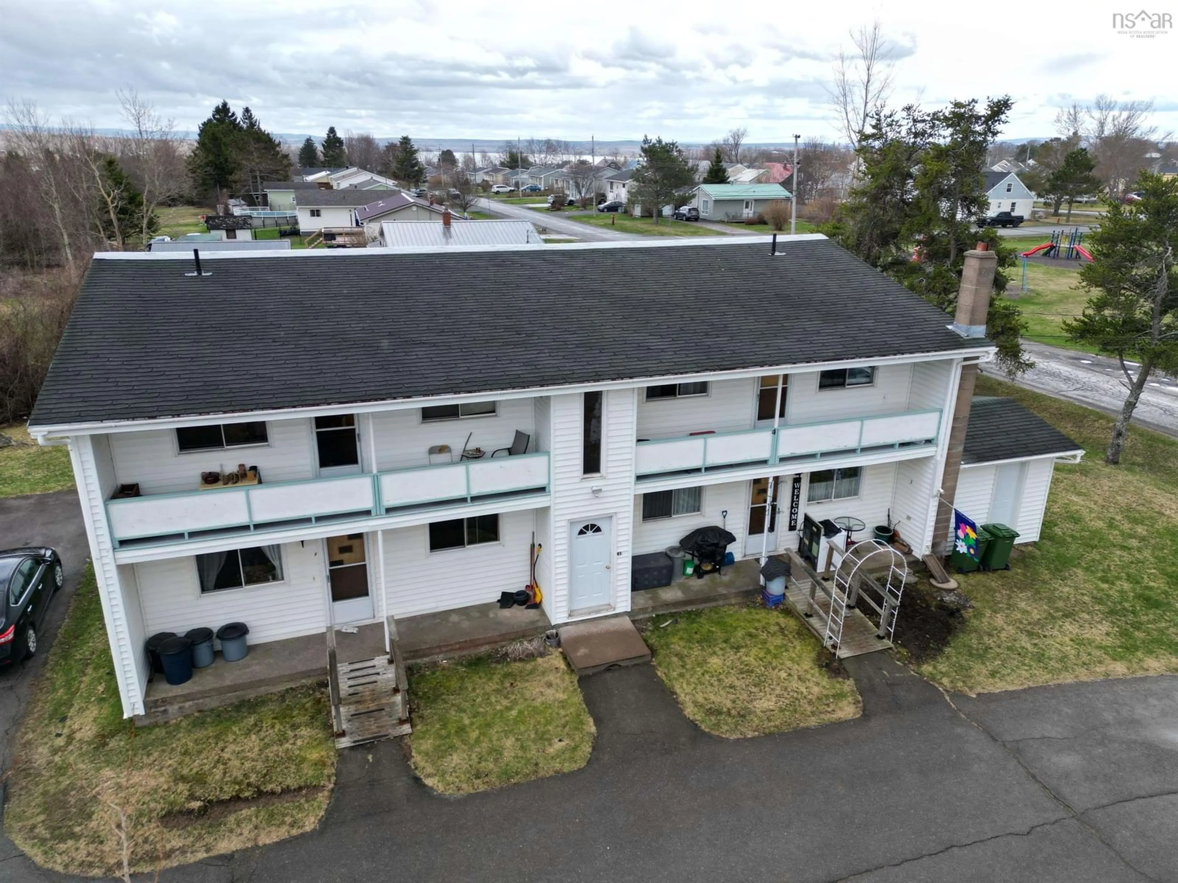 A pic from outside/outdoor area/front of a property/back of a property/a pic from drone, building for 106 Pine St, Pictou Nova Scotia B0K 1H0