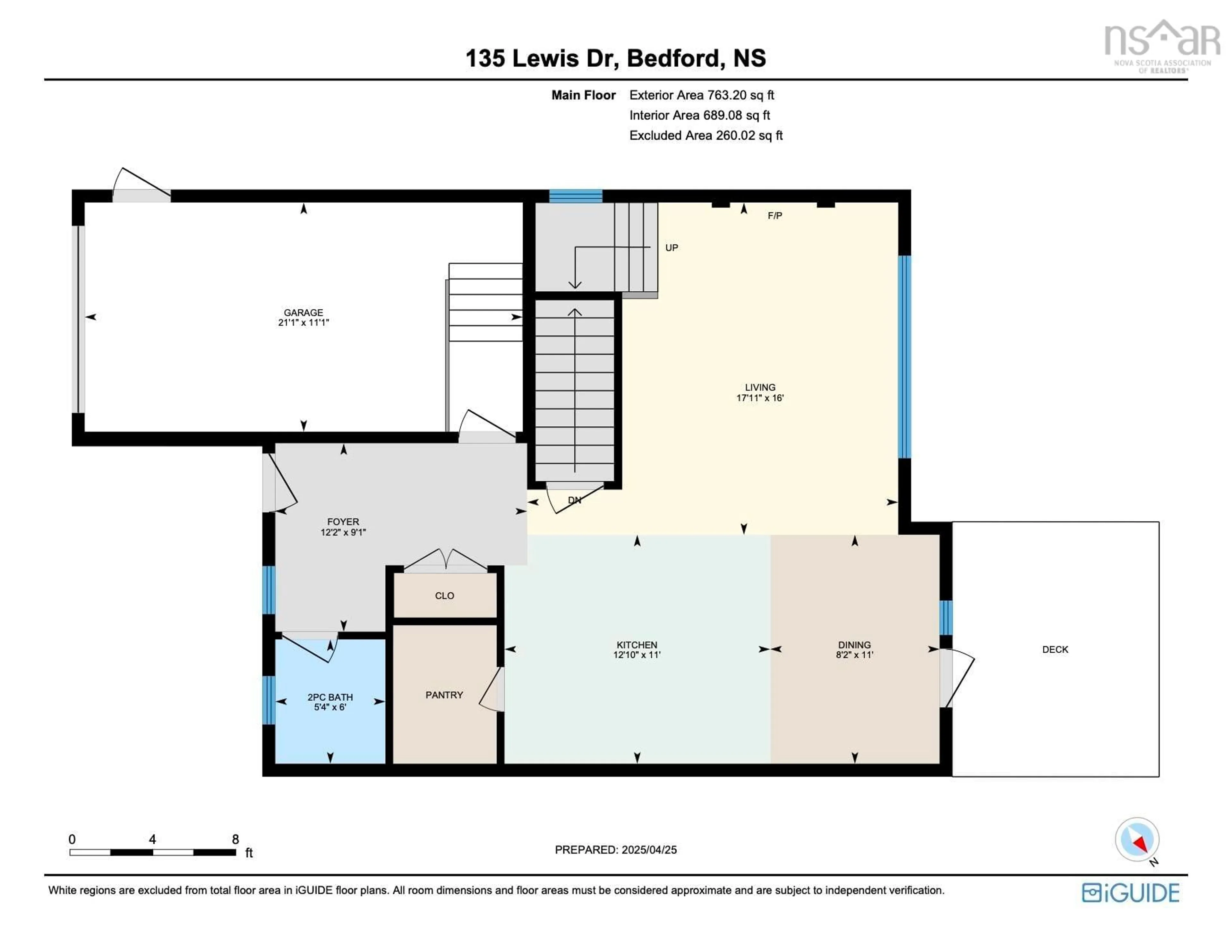 Floor plan for 135 Lewis Dr, Bedford Nova Scotia B4B 0L3