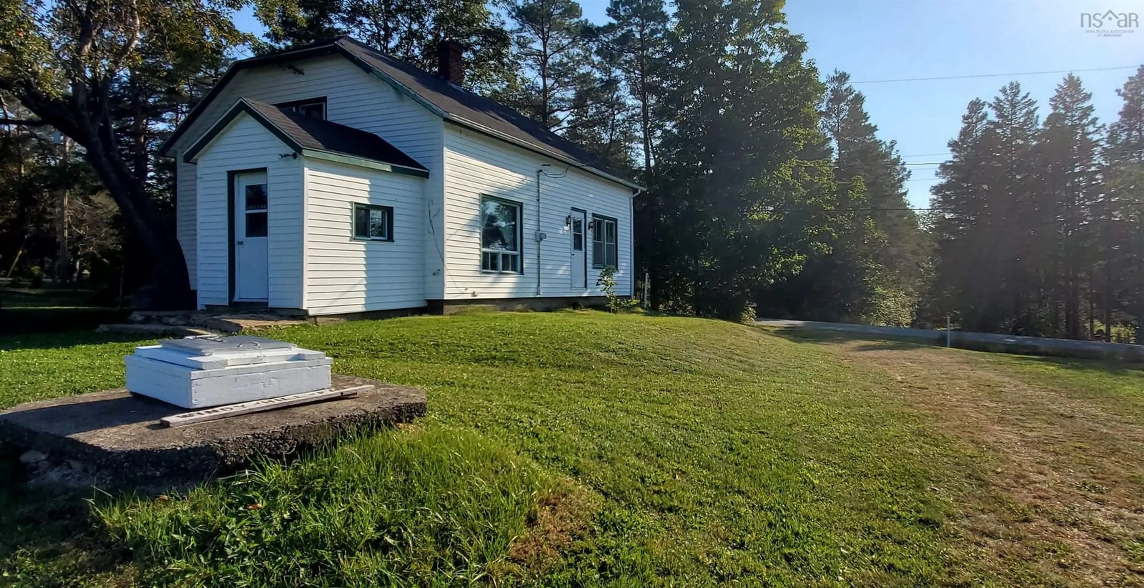 A pic from outside/outdoor area/front of a property/back of a property/a pic from drone, unknown for 2238 Newburne Rd, Maplewood Nova Scotia B0R 1A0
