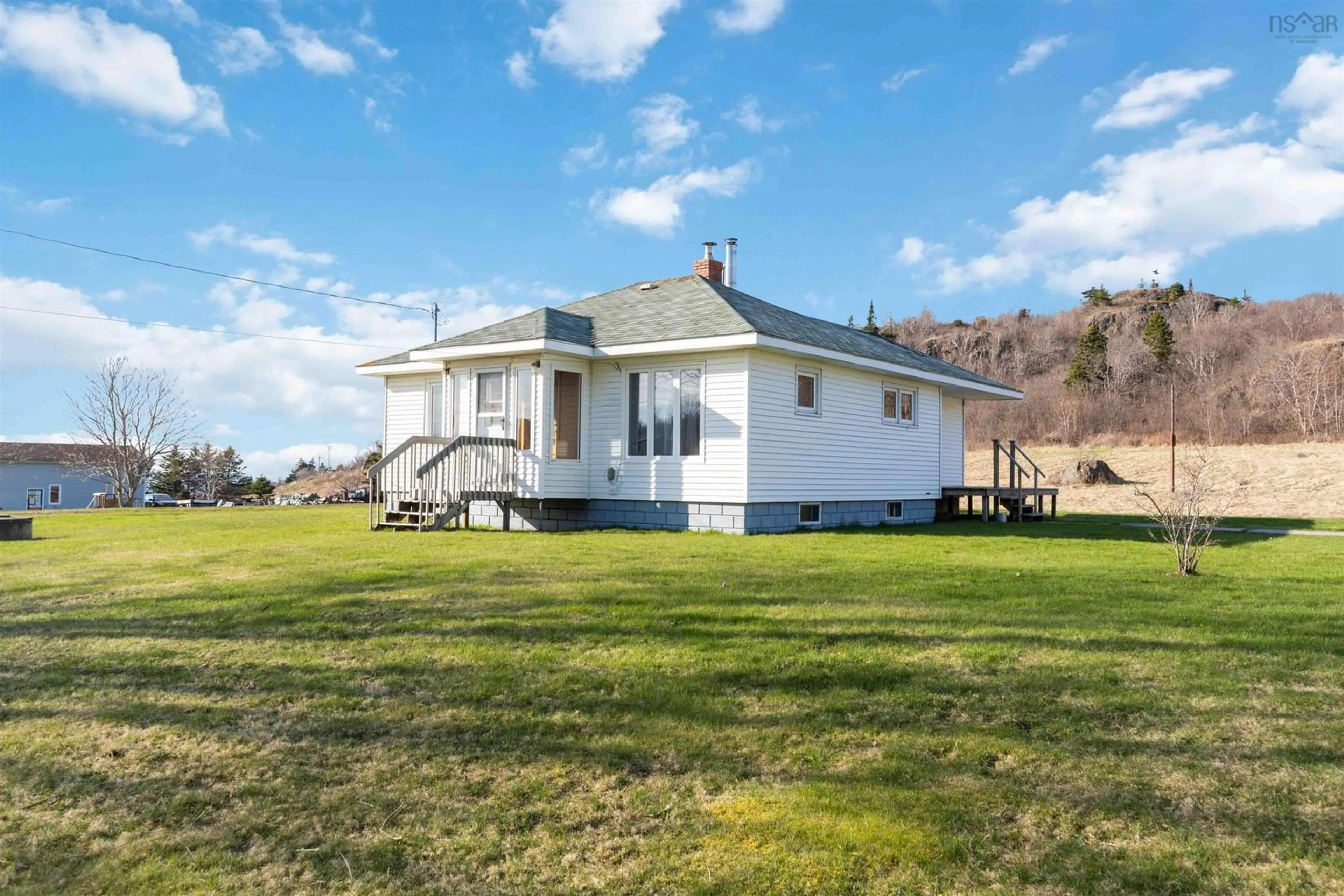 A pic from outside/outdoor area/front of a property/back of a property/a pic from drone, unknown for 286 Trout Cove Rd, Centreville Nova Scotia B0V 1A0