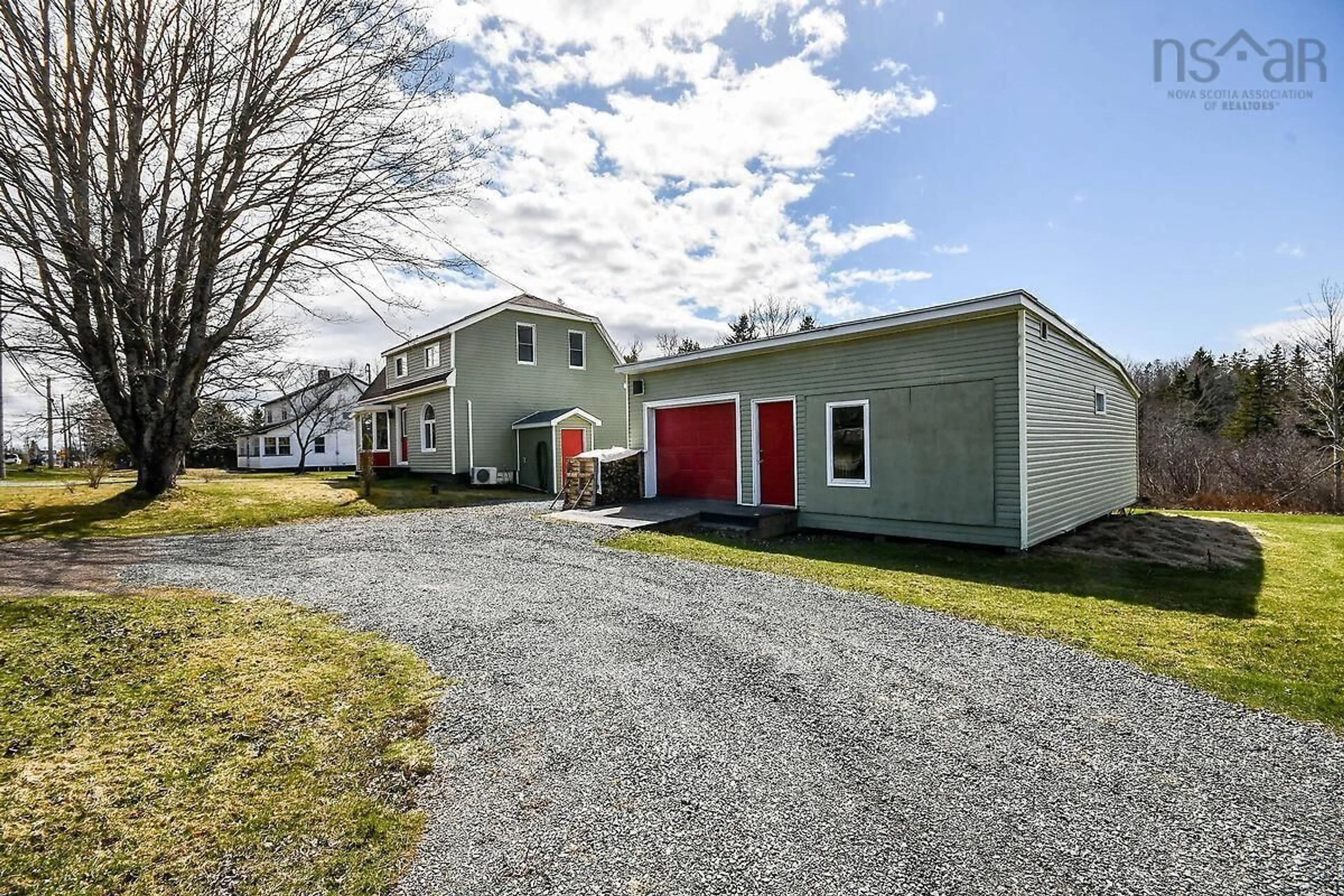 A pic from outside/outdoor area/front of a property/back of a property/a pic from drone, street for 1364 Highway 2, Hilden Nova Scotia B0N 1C0