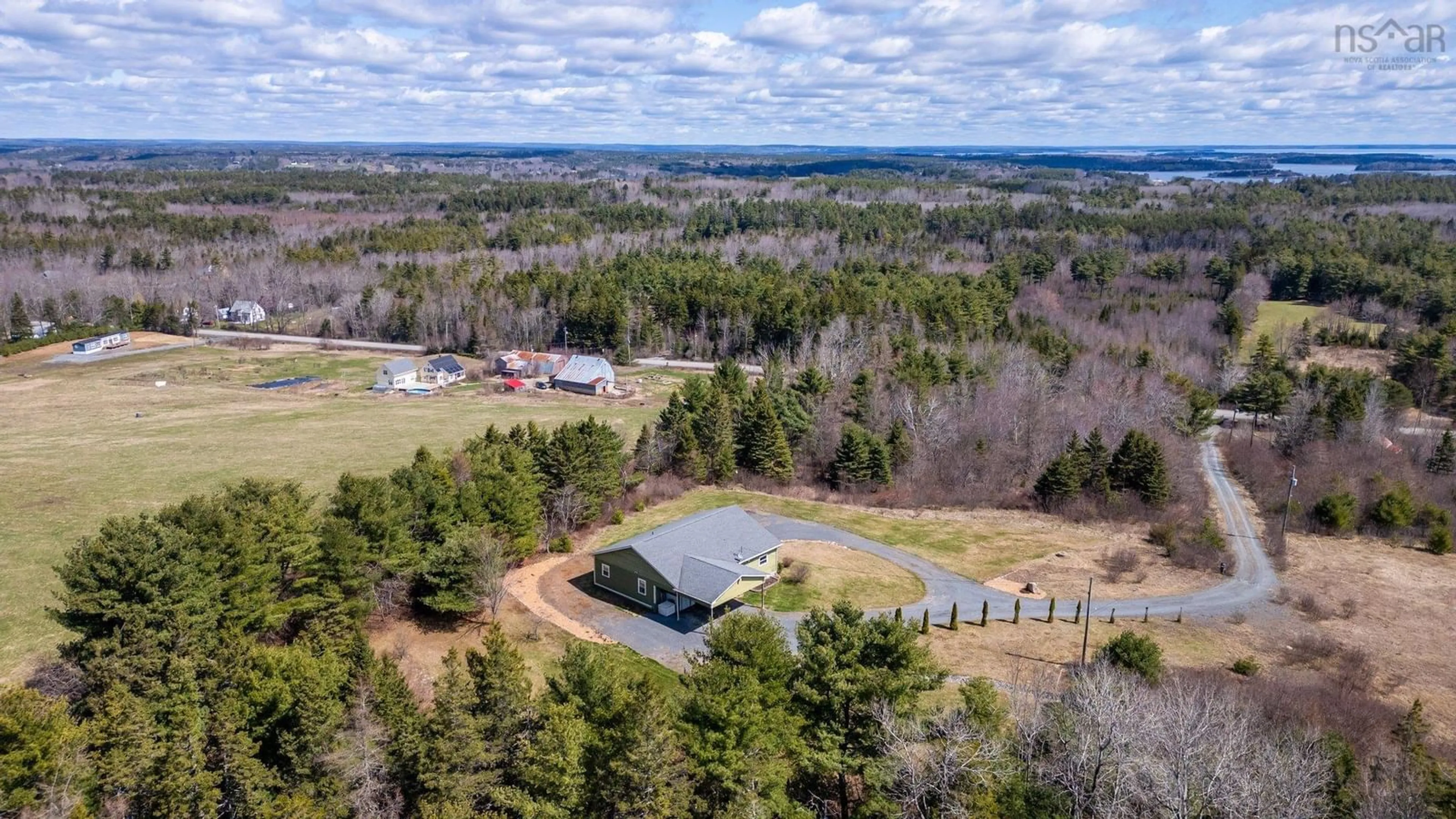 A pic from outside/outdoor area/front of a property/back of a property/a pic from drone, unknown for 1279 Northwest Rd, Fauxburg Nova Scotia B0J 2C0