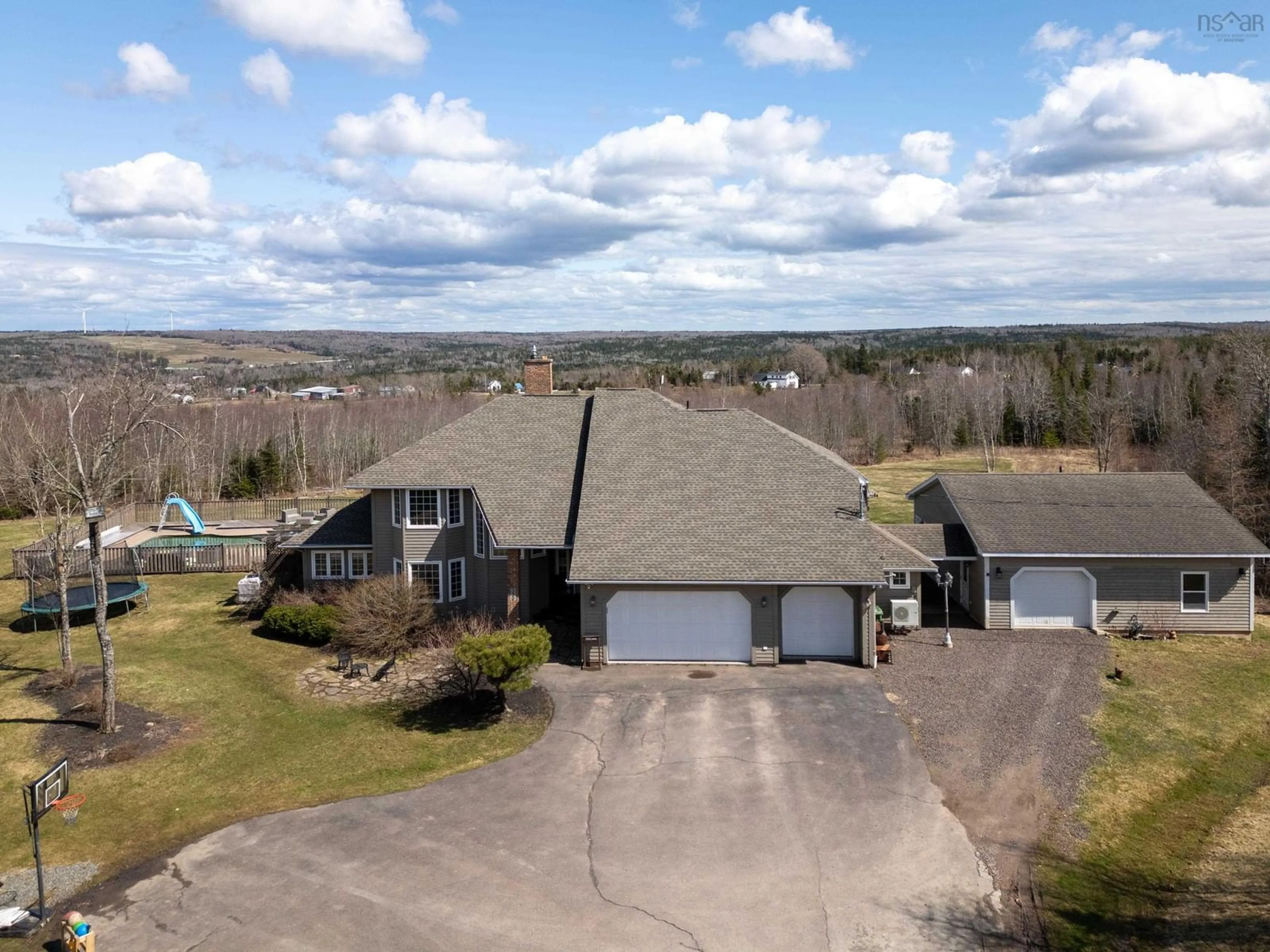 A pic from outside/outdoor area/front of a property/back of a property/a pic from drone, unknown for 359 Harmony Ridge Rd, Harmony Nova Scotia B6L 3P5