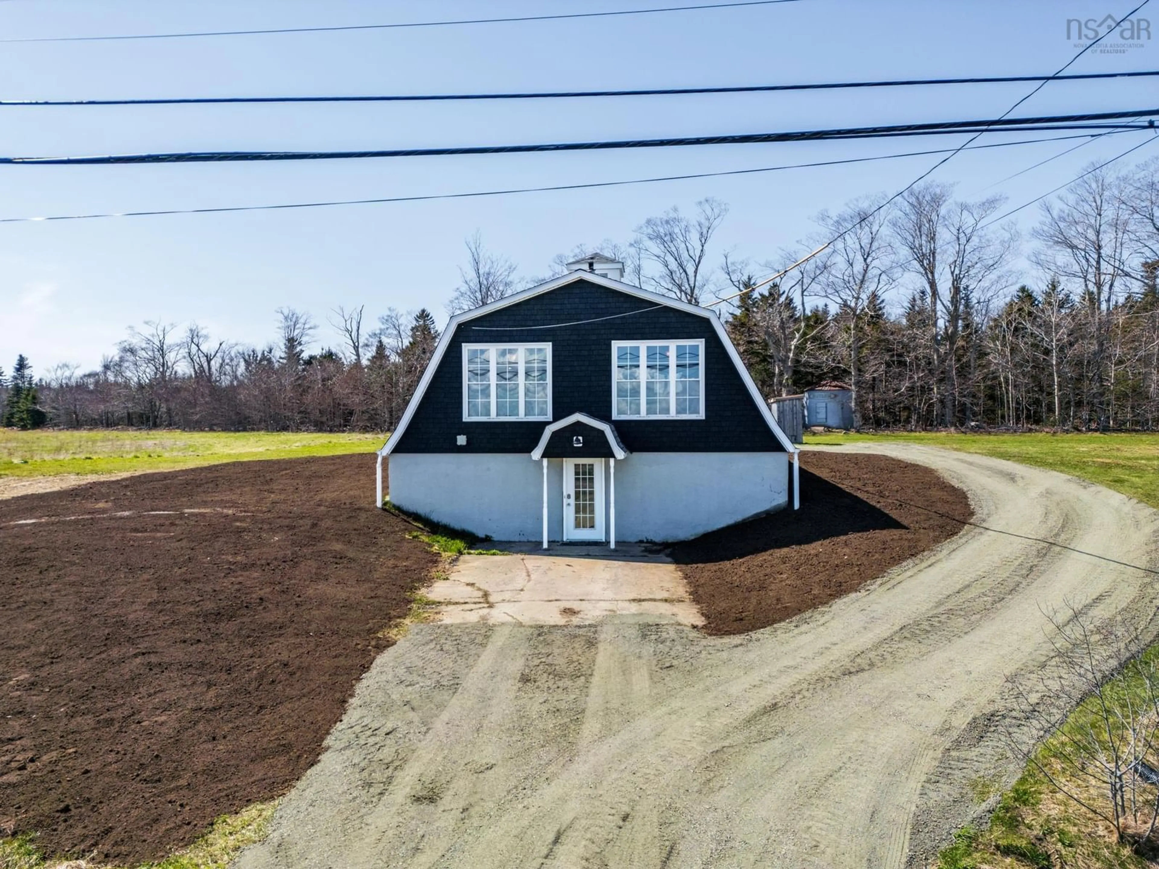 A pic from outside/outdoor area/front of a property/back of a property/a pic from drone, building for 2543 Ridge Road, Hillgrove Nova Scotia B0V 1A0