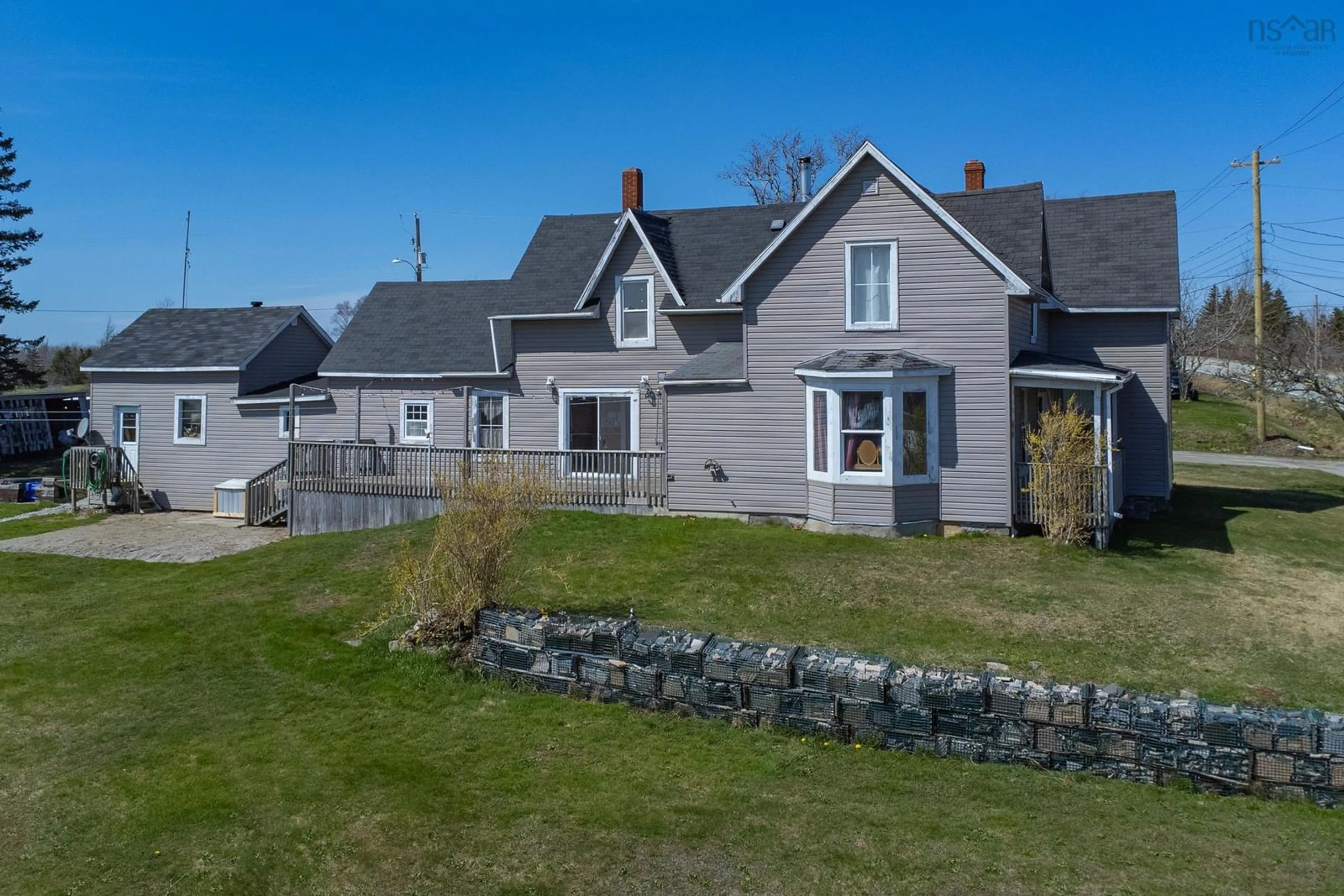 A pic from outside/outdoor area/front of a property/back of a property/a pic from drone, street for 5 Strickland Rd, Wellington Nova Scotia B5A 5A6