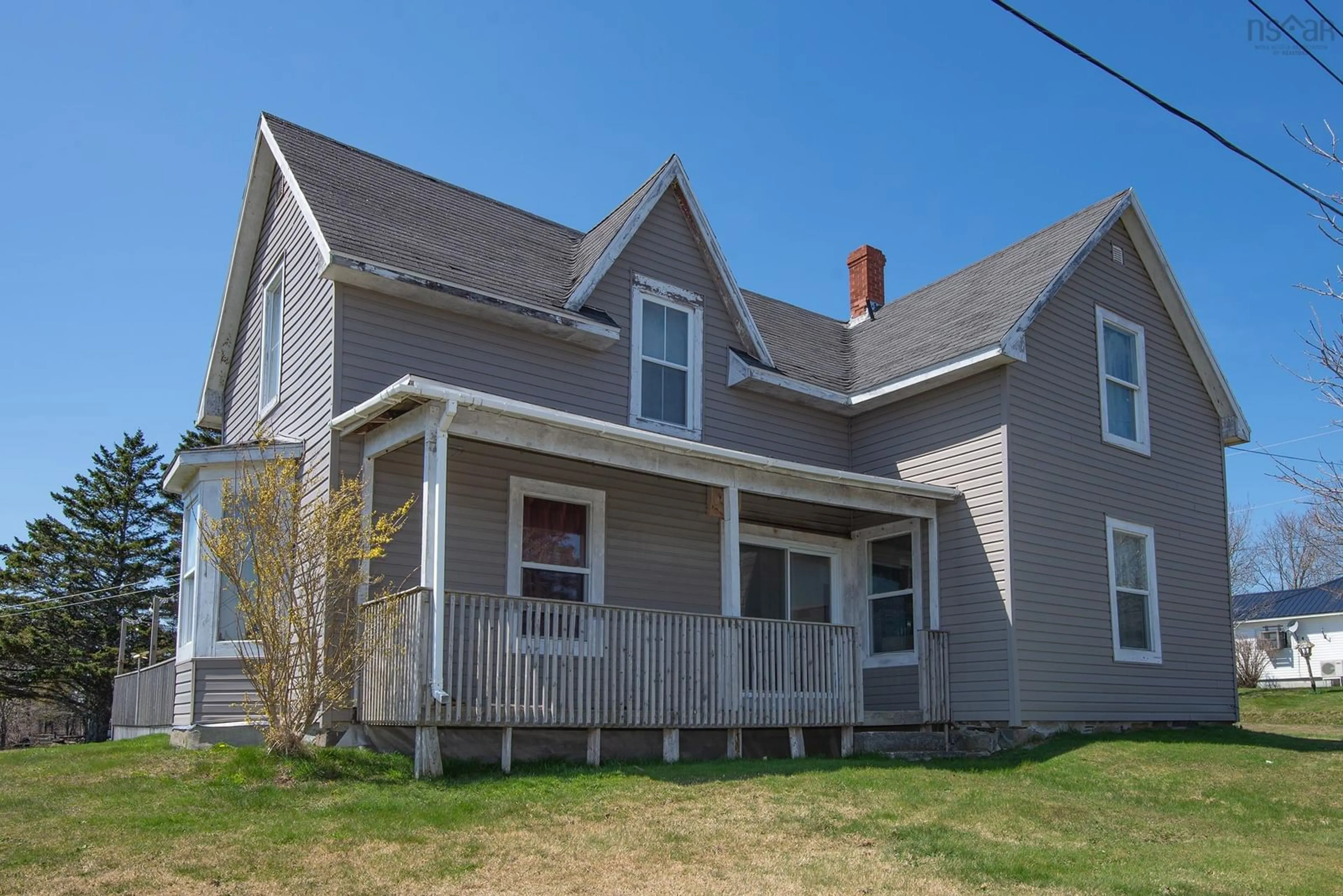 Home with vinyl exterior material, street for 5 Strickland Rd, Wellington Nova Scotia B5A 5A6