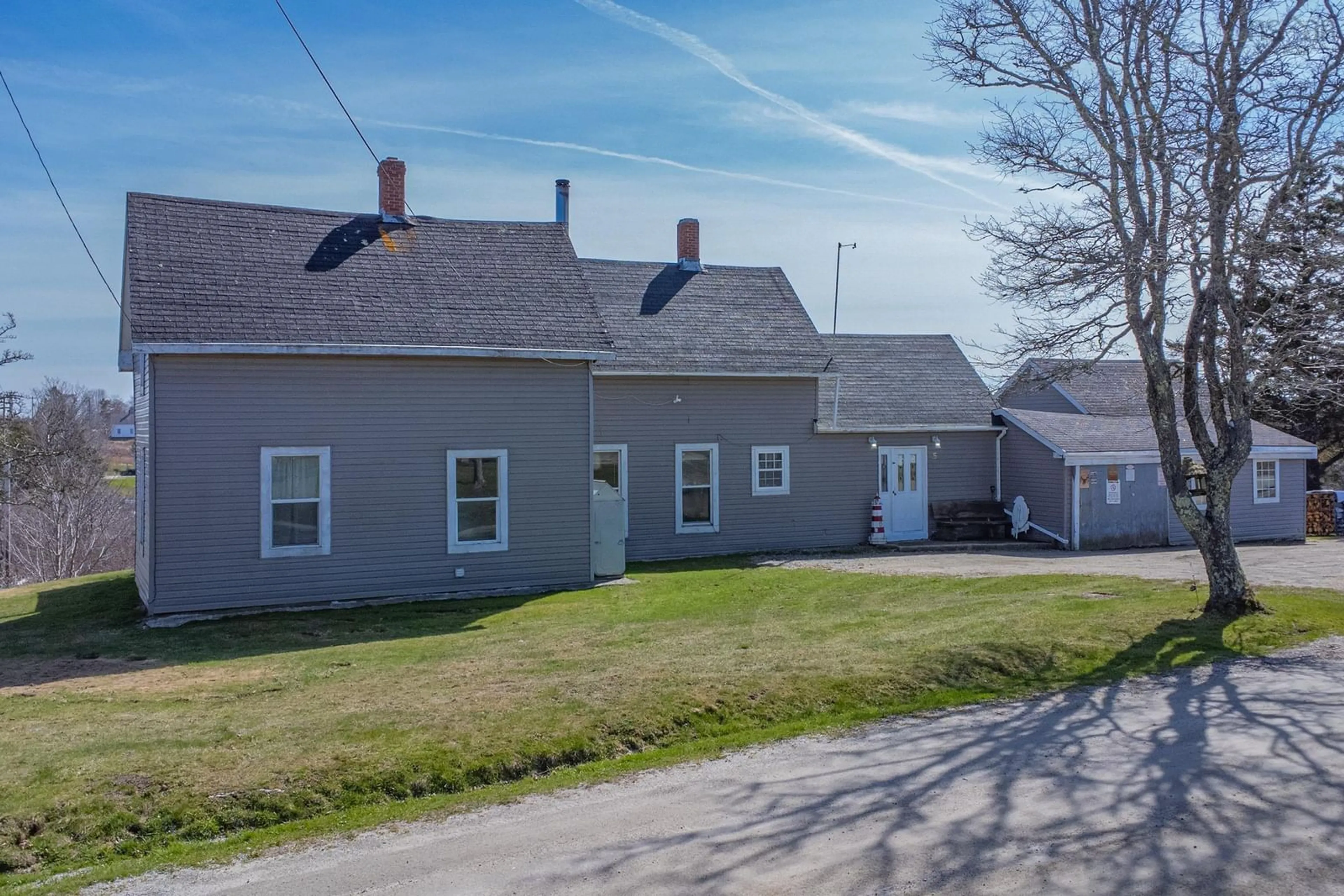 A pic from outside/outdoor area/front of a property/back of a property/a pic from drone, street for 5 Strickland Rd, Wellington Nova Scotia B5A 5A6